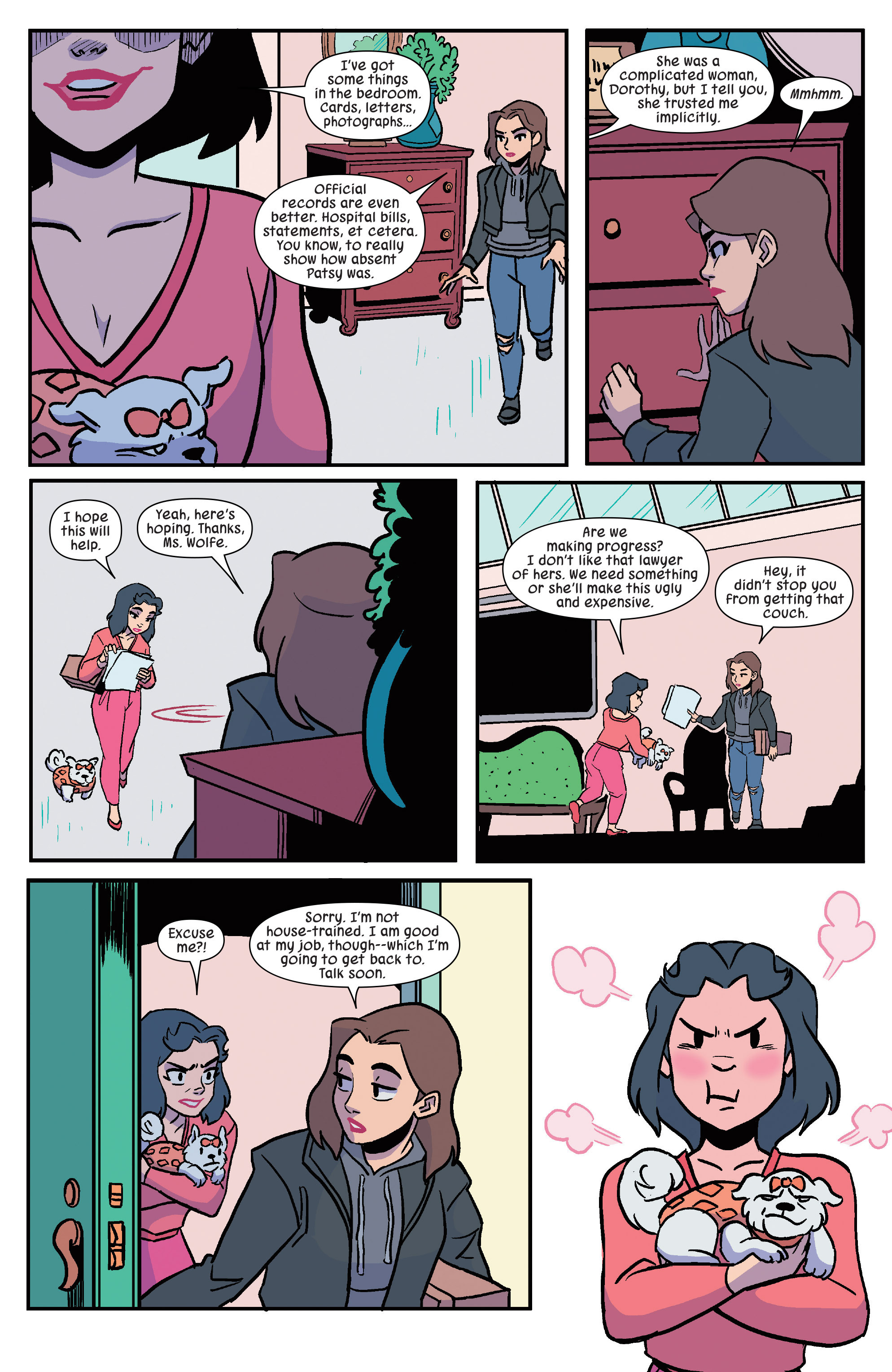Read online Patsy Walker, A.K.A. Hellcat! comic -  Issue #7 - 9