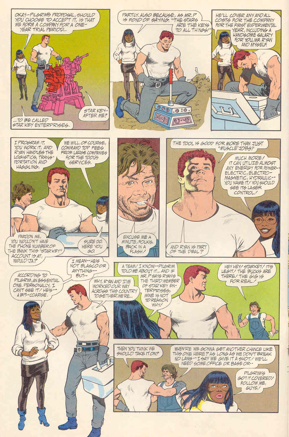 Read online Steelgrip Starkey comic -  Issue #1 - 16