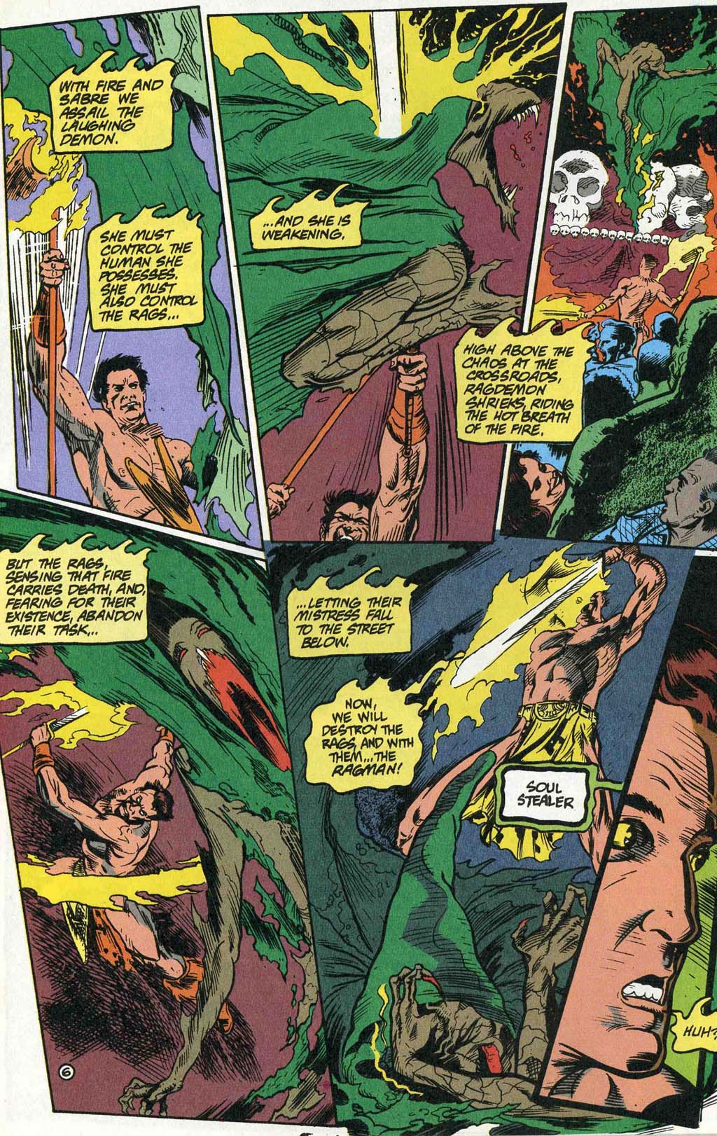 Read online Ragman: Cry of the Dead comic -  Issue #6 - 7