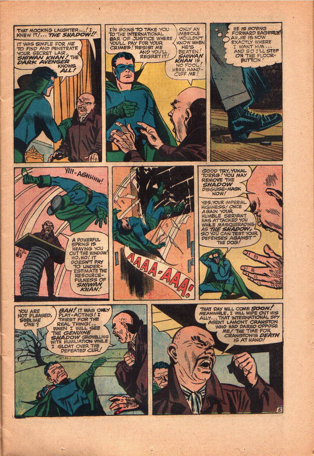 Read online The Shadow (1964) comic -  Issue #5 - 6