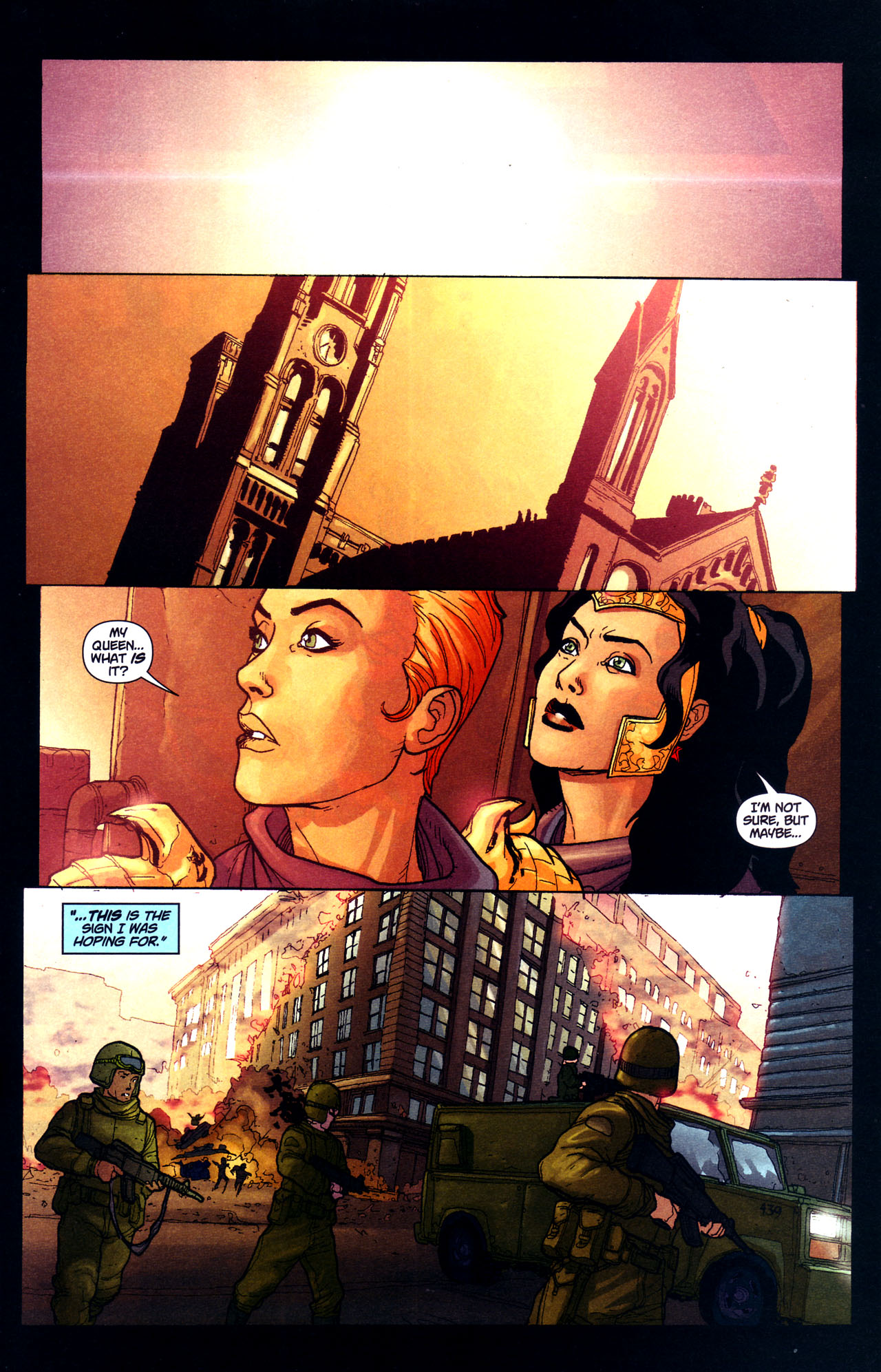 Read online Amazons Attack comic -  Issue #4 - 22