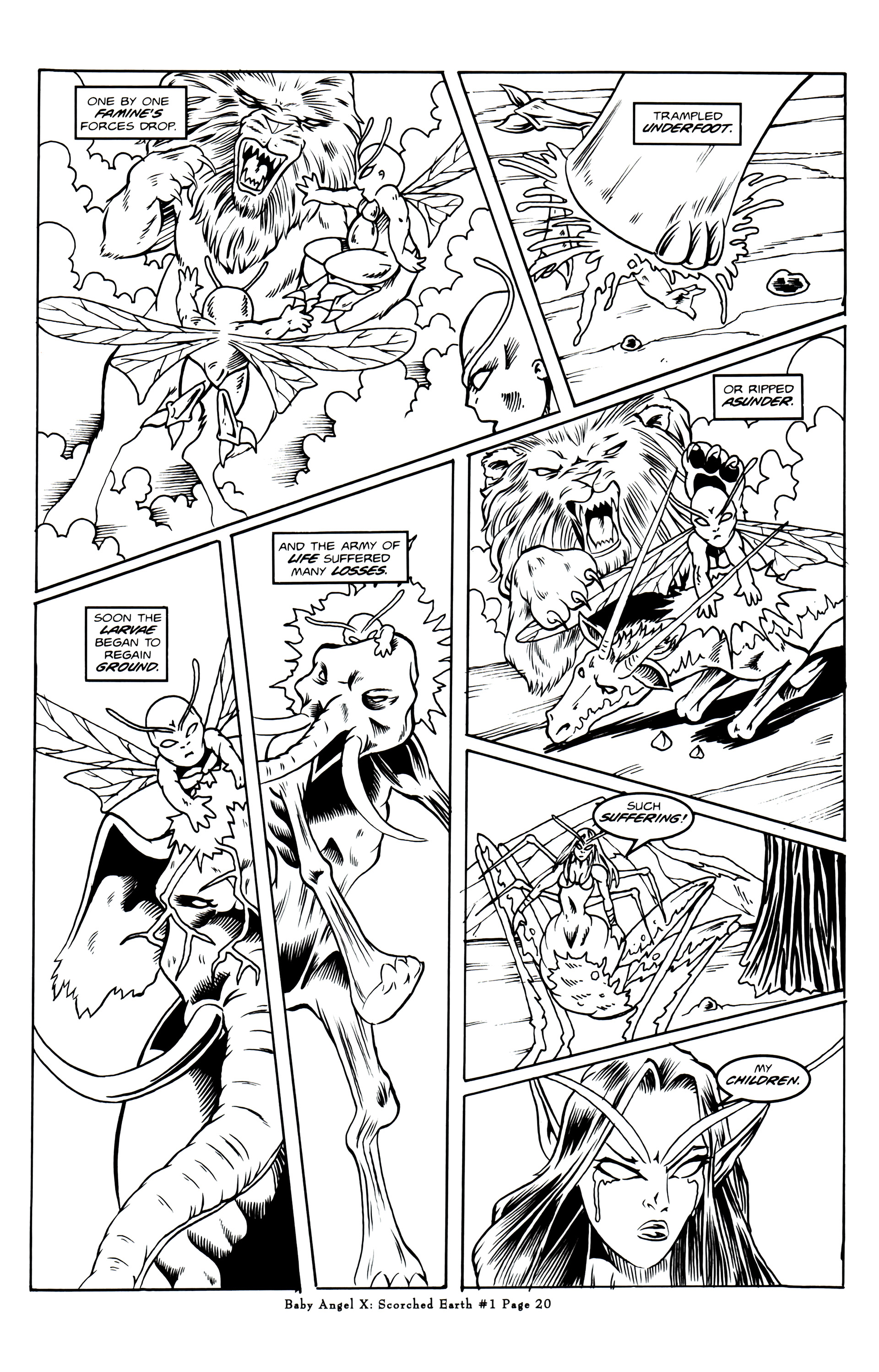 Read online Baby Angel X: Scorched Earth comic -  Issue #1 - 21