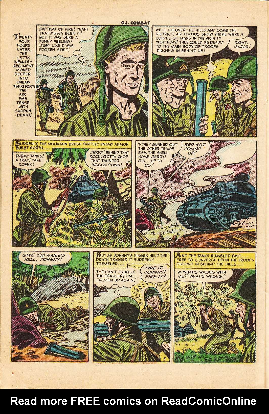 Read online G.I. Combat (1952) comic -  Issue #13 - 22