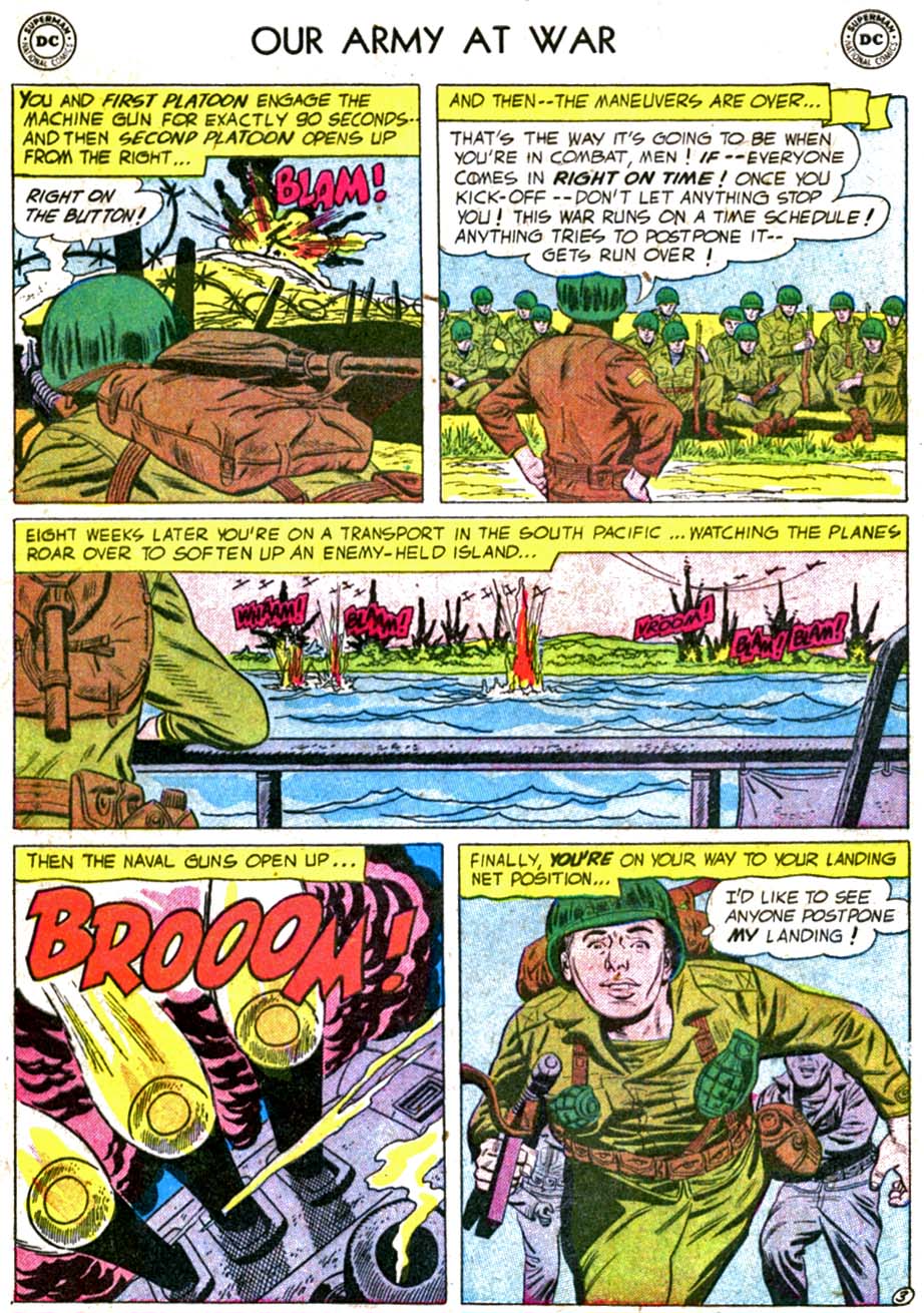 Read online Our Army at War (1952) comic -  Issue #49 - 5