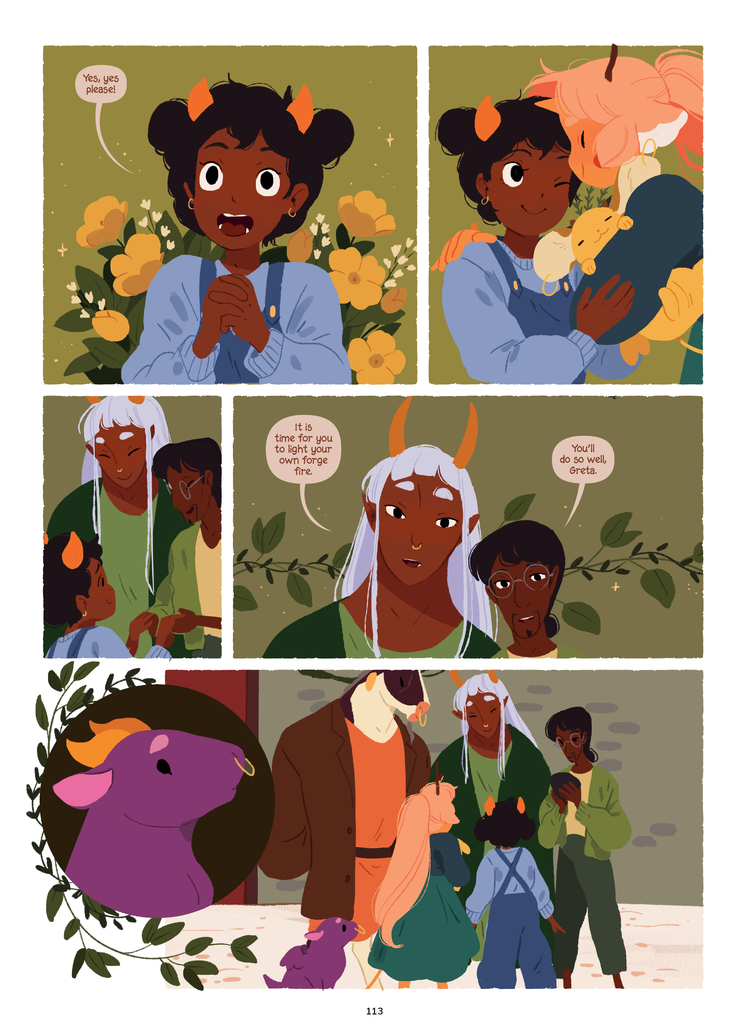 Read online The Tea Dragon Series comic -  Issue # The Tea Dragon Tapestry - 114