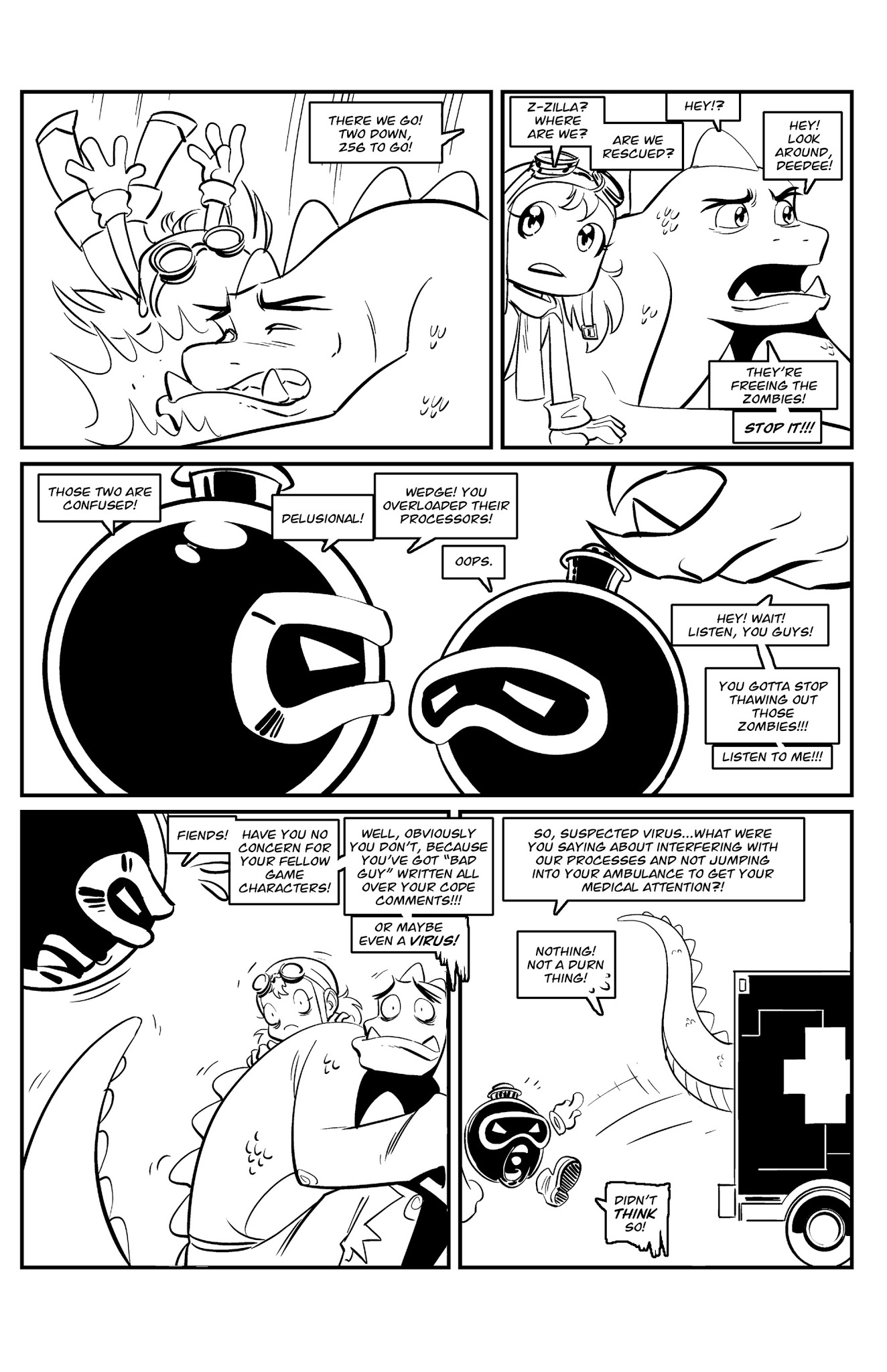 Read online 32-Bit Zombie comic -  Issue # Full - 10