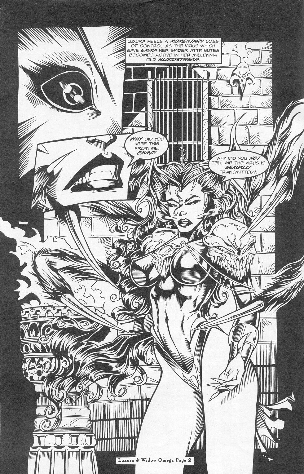 Read online Luxura & Widow Blood Lust Omega comic -  Issue # Full - 4