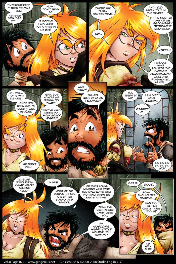 Read online Girl Genius (2002) comic -  Issue #8 - 23