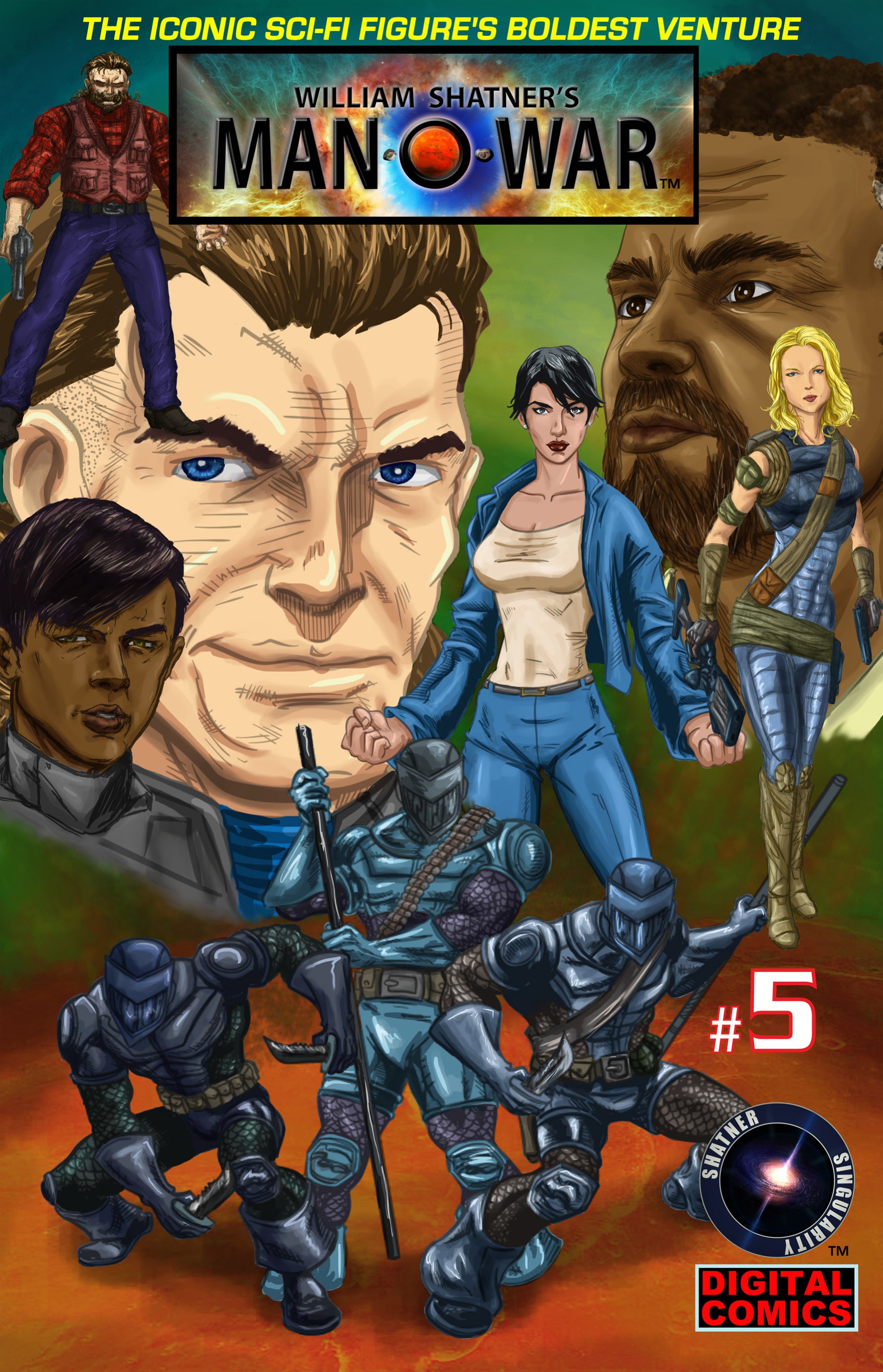 Read online William Shatner's Man O' War comic -  Issue #5 - 1