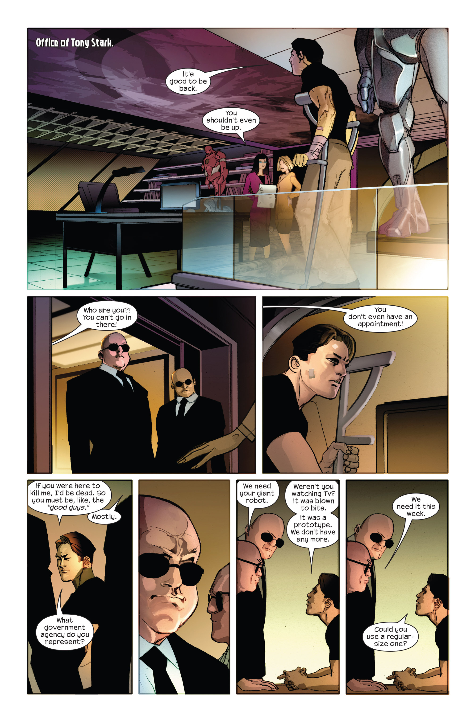 Read online Ultimate Iron Man II comic -  Issue #1 - 7