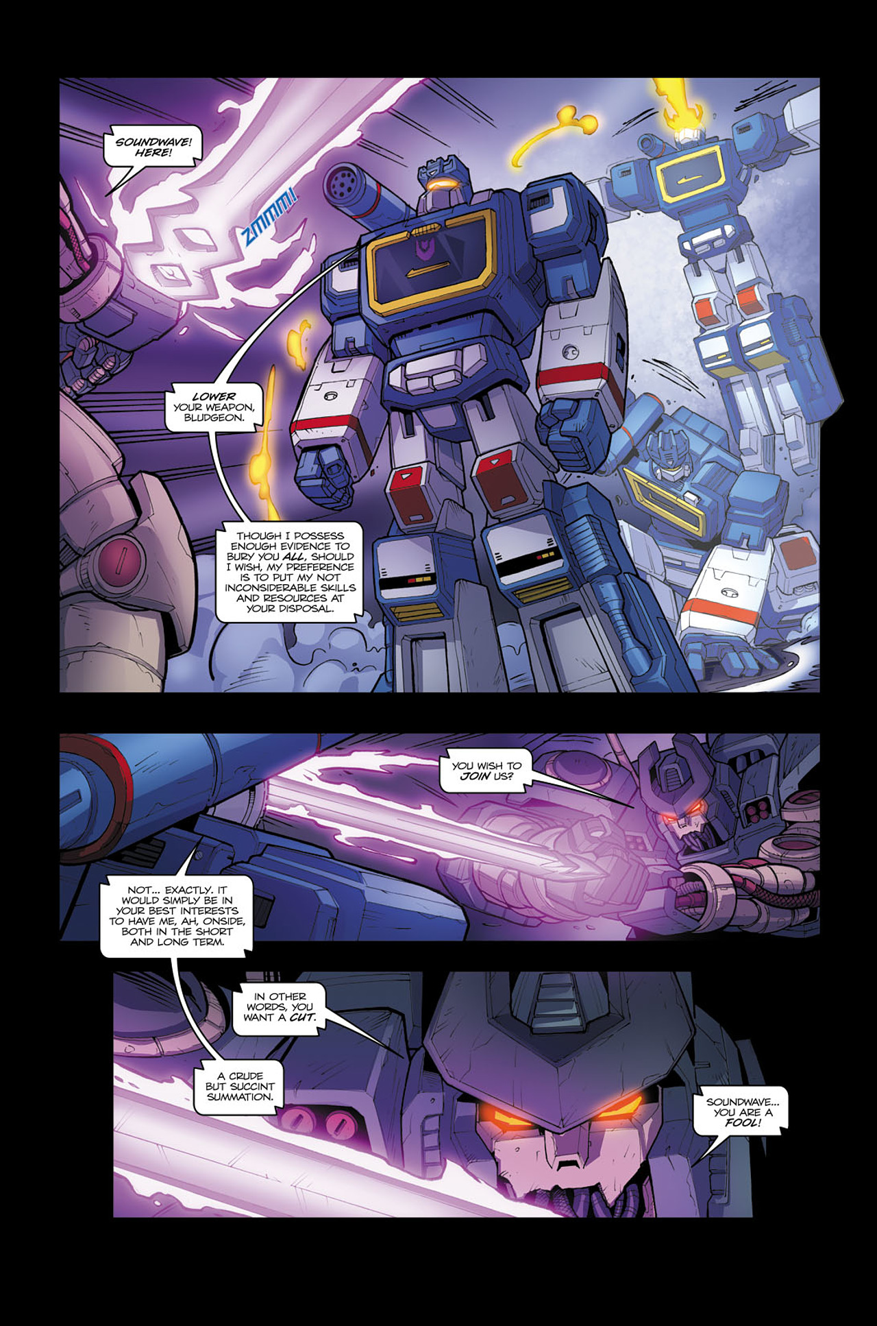 Read online Transformers Spotlight: Soundwave comic -  Issue # Full - 16