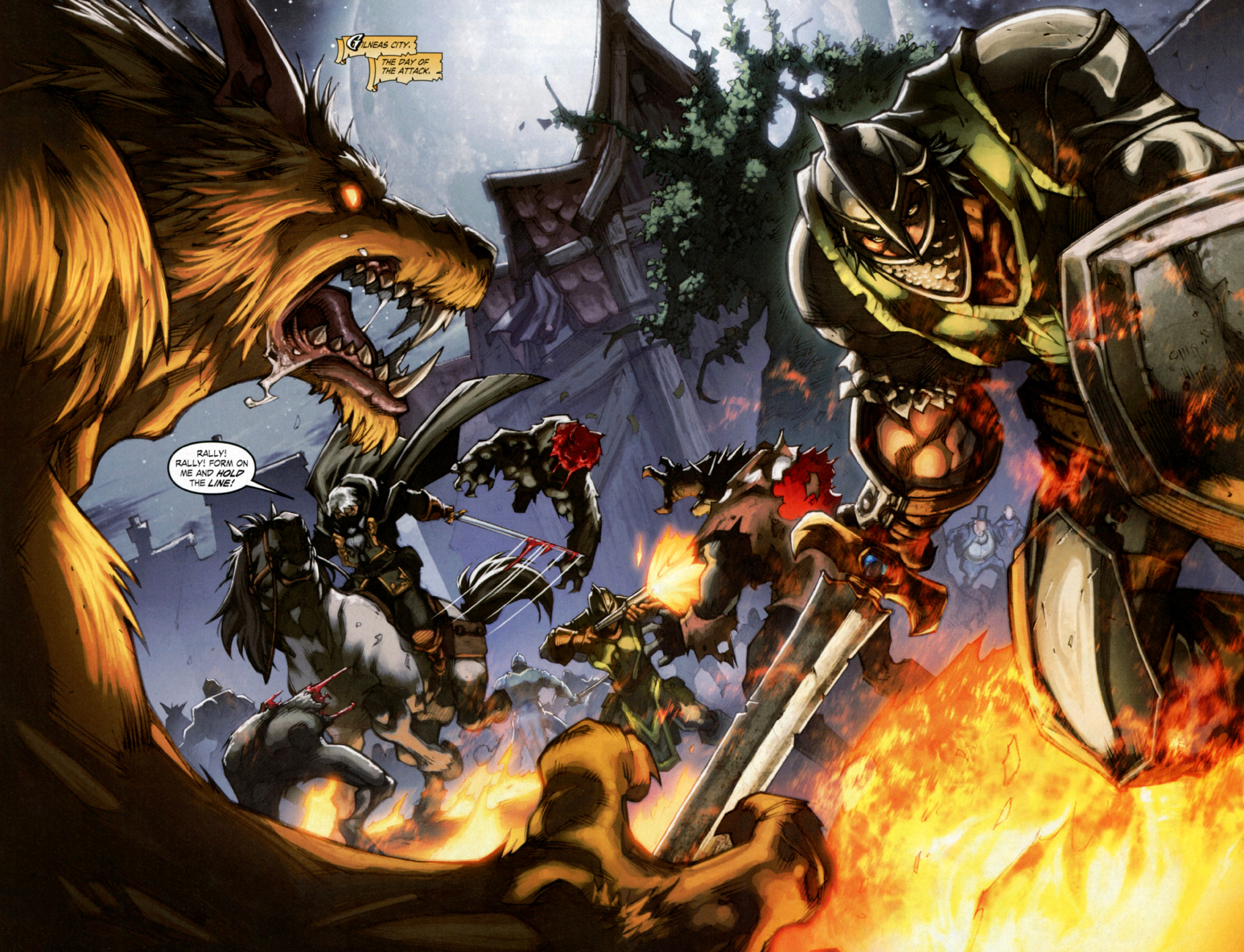 Read online World of Warcraft: Curse of the Worgen comic -  Issue #4 - 4