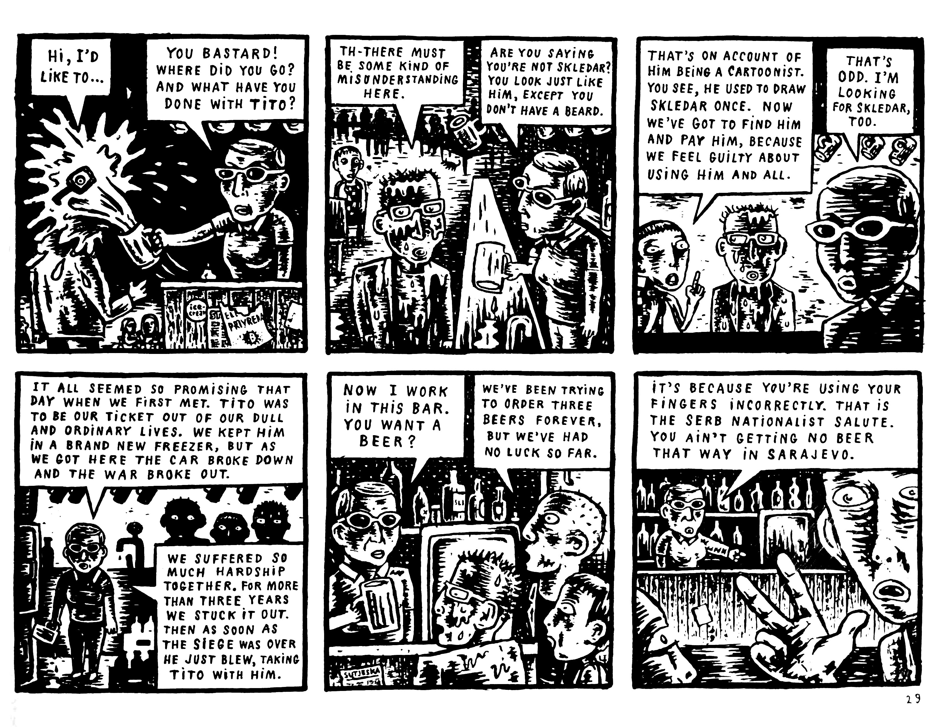 Read online Bosnian Flat Dog comic -  Issue # TPB - 31