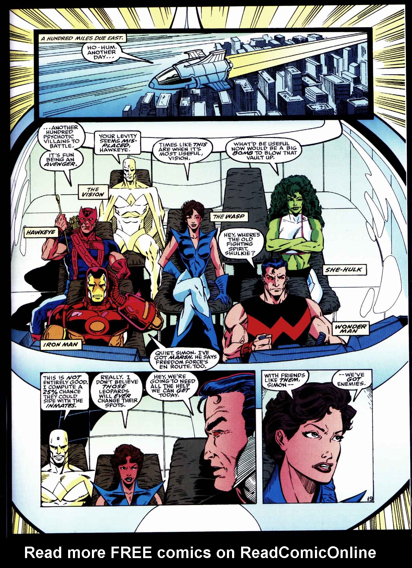 Read online Marvel Graphic Novel comic -  Issue #68 - Avengers - Death Trap - The Vault - 20