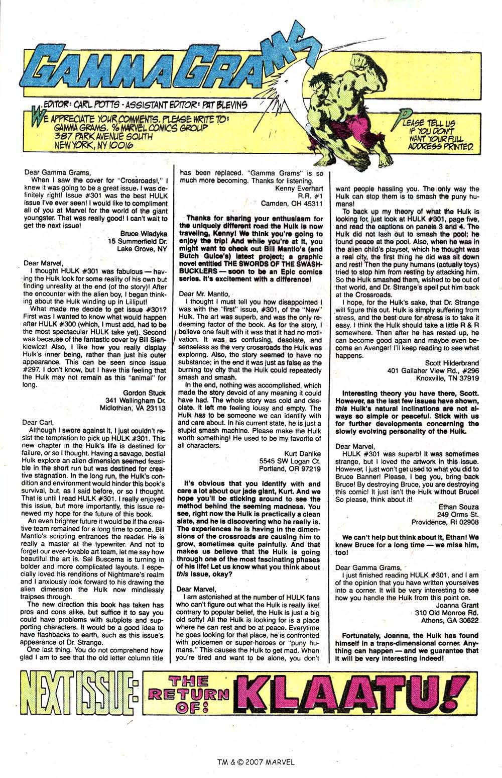 Read online The Incredible Hulk (1968) comic -  Issue #305 - 33