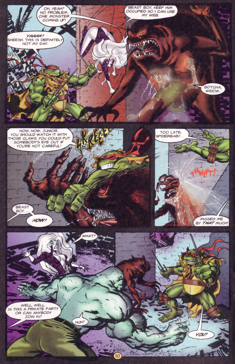 Read online Teenage Mutant Ninja Turtles/Savage Dragon Crossover comic -  Issue # Full - 12