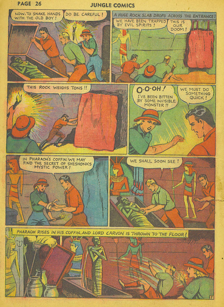 Read online Jungle Comics comic -  Issue #11 - 29