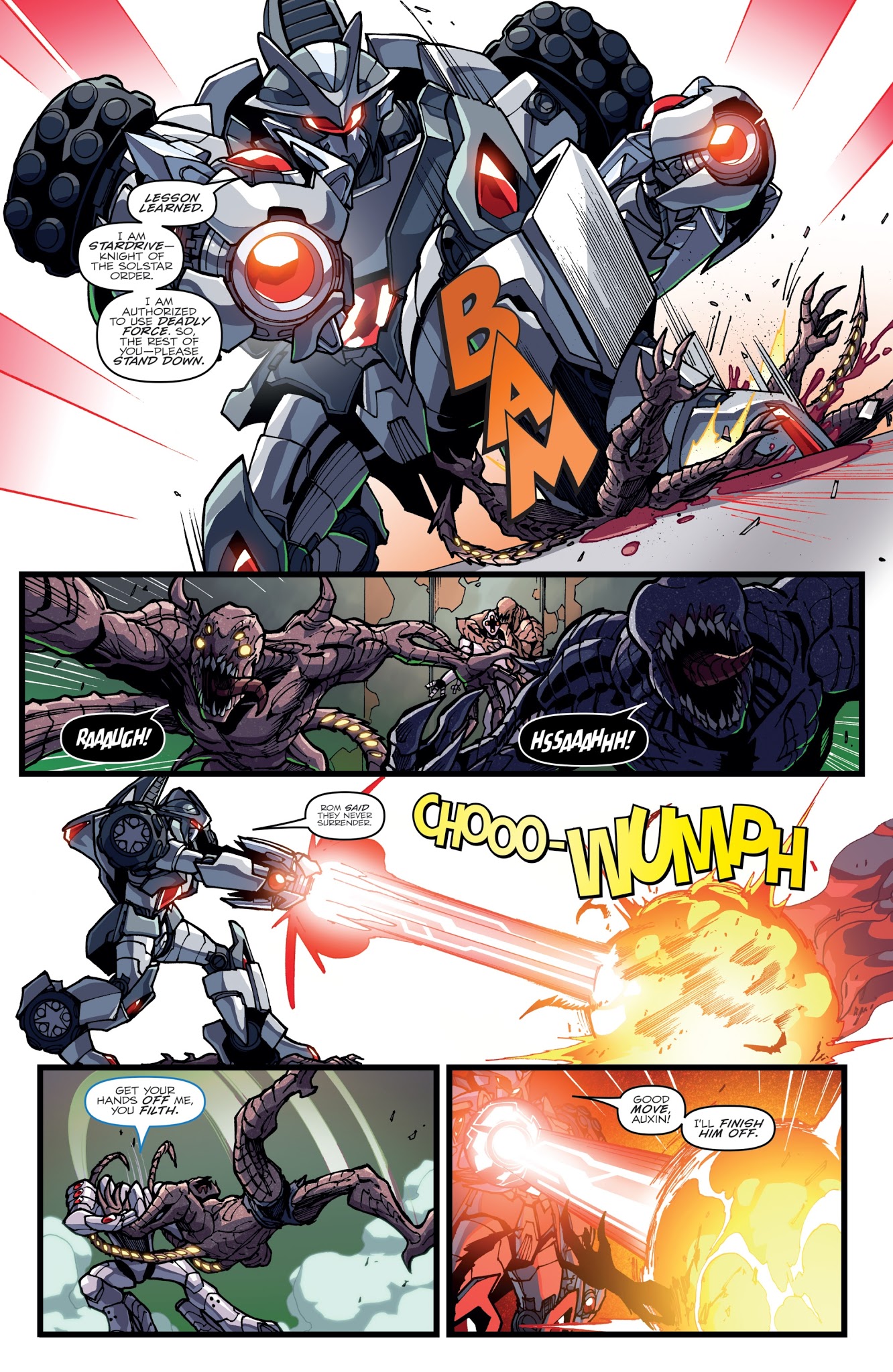 Read online ROM vs. Transformers: Shining Armor comic -  Issue #1 - 14