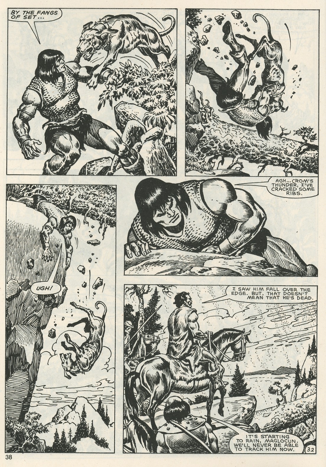 Read online The Savage Sword Of Conan comic -  Issue #119 - 37