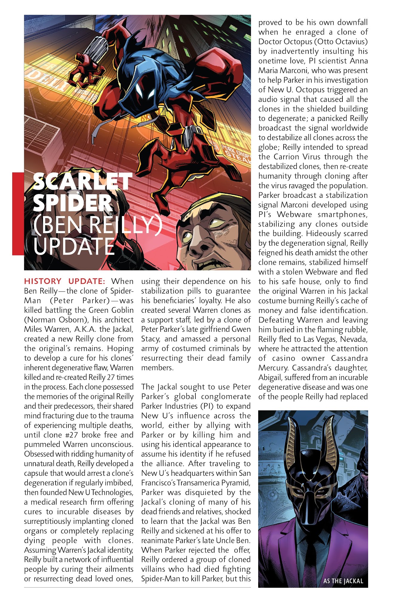 Read online Spider-Geddon Handbook comic -  Issue # Full - 16