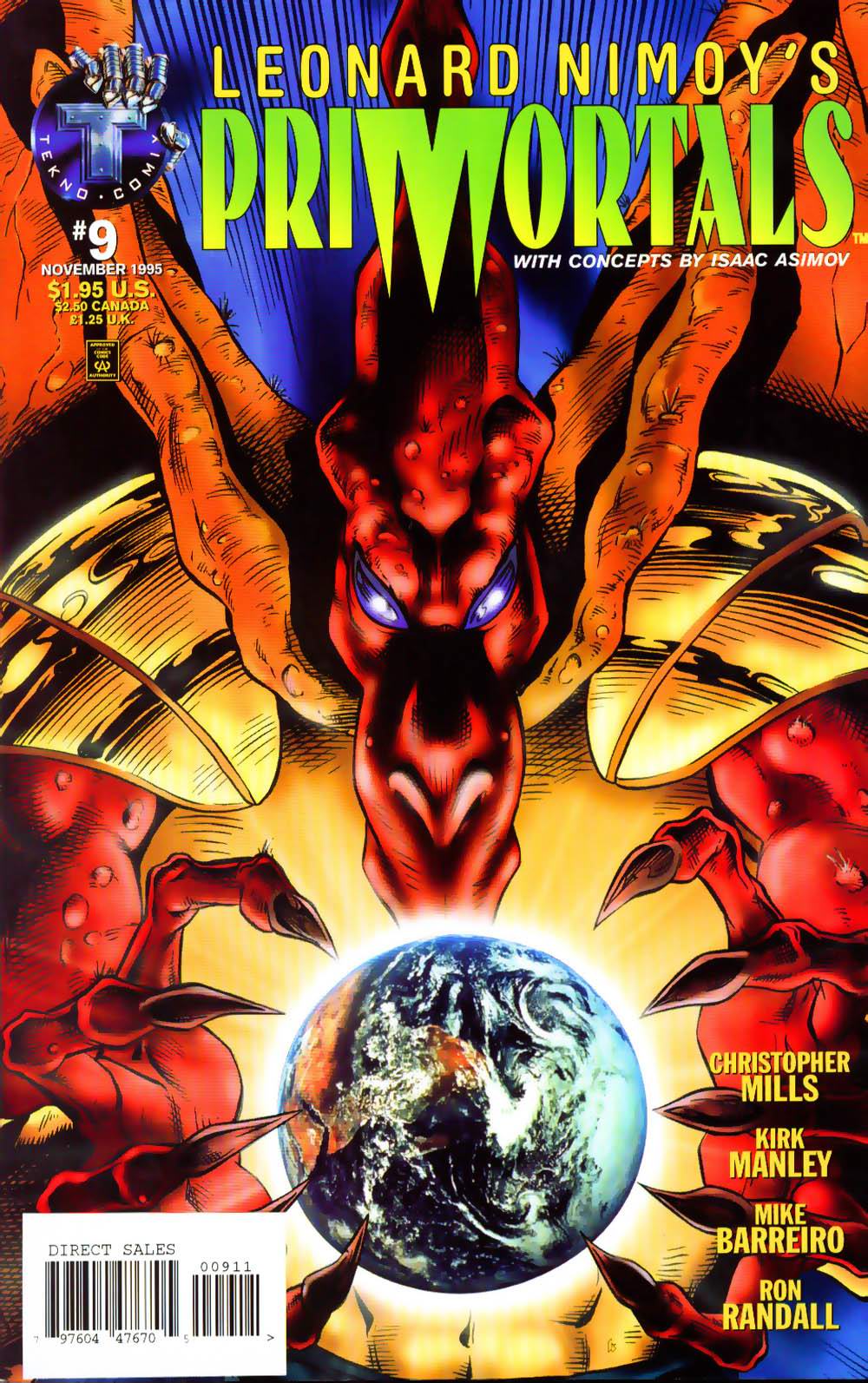 Read online Leonard Nimoy's Primortals (1995) comic -  Issue #9 - 1