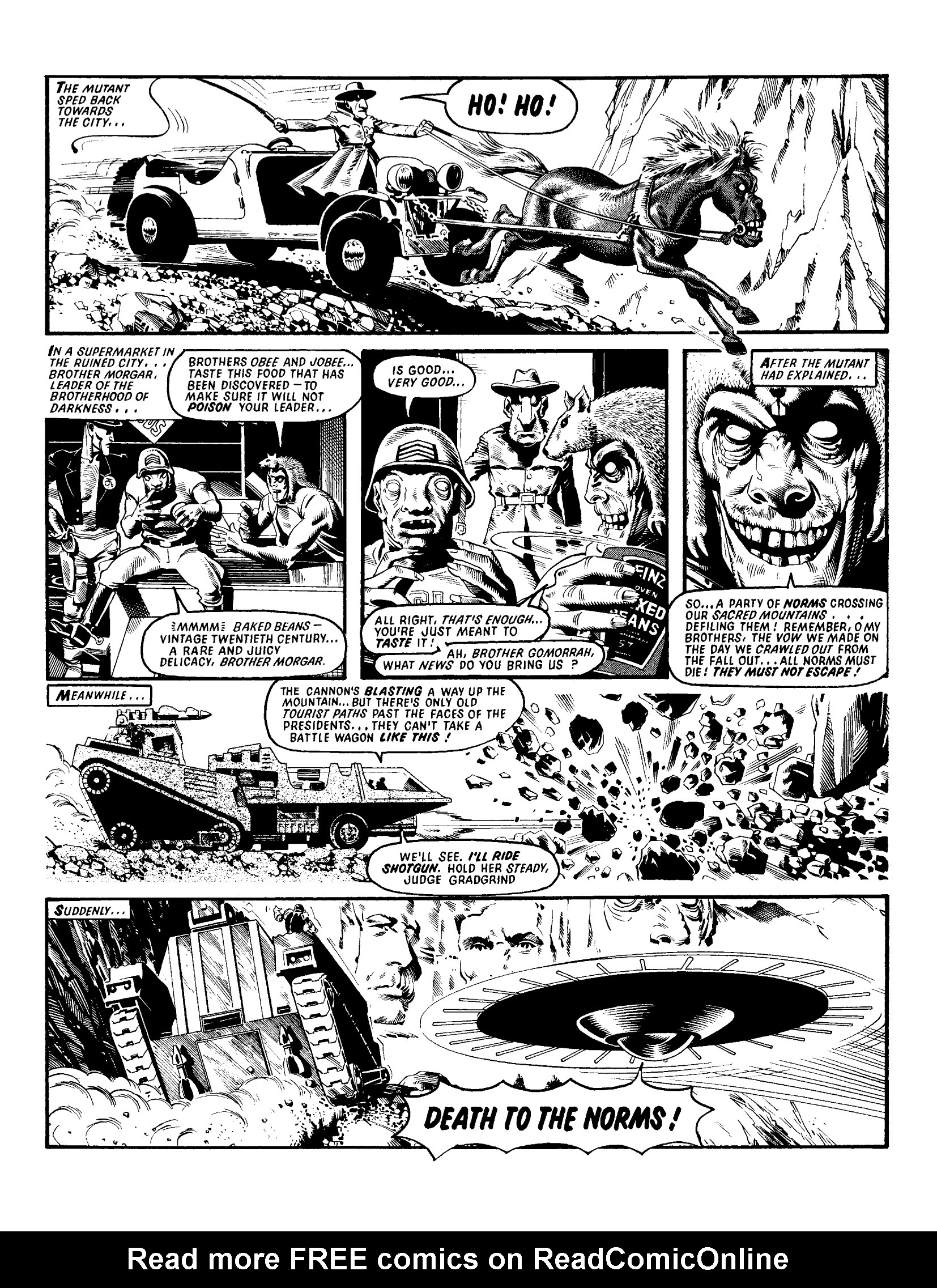 Read online Judge Dredd: The Cursed Earth Uncensored comic -  Issue # TPB - 33