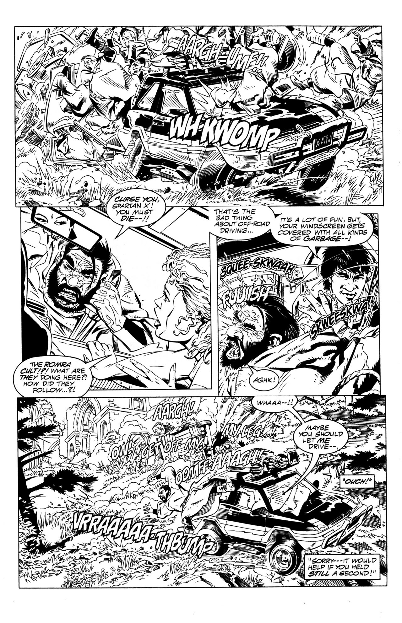 Read online Jackie Chan's Spartan X: Hell Bent Hero For Hire comic -  Issue #4 - 16
