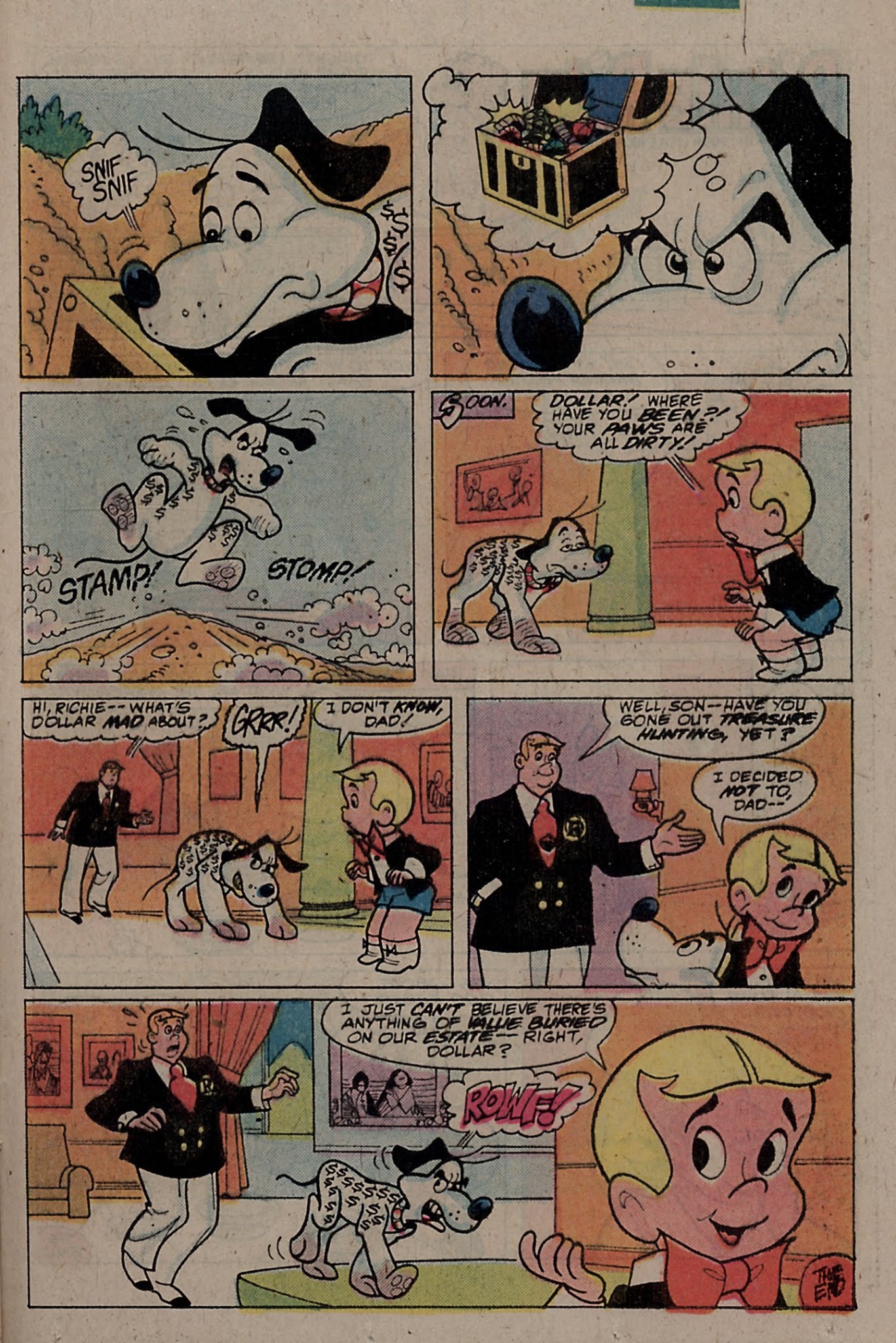 Read online Richie Rich & Dollar the Dog comic -  Issue #14 - 25