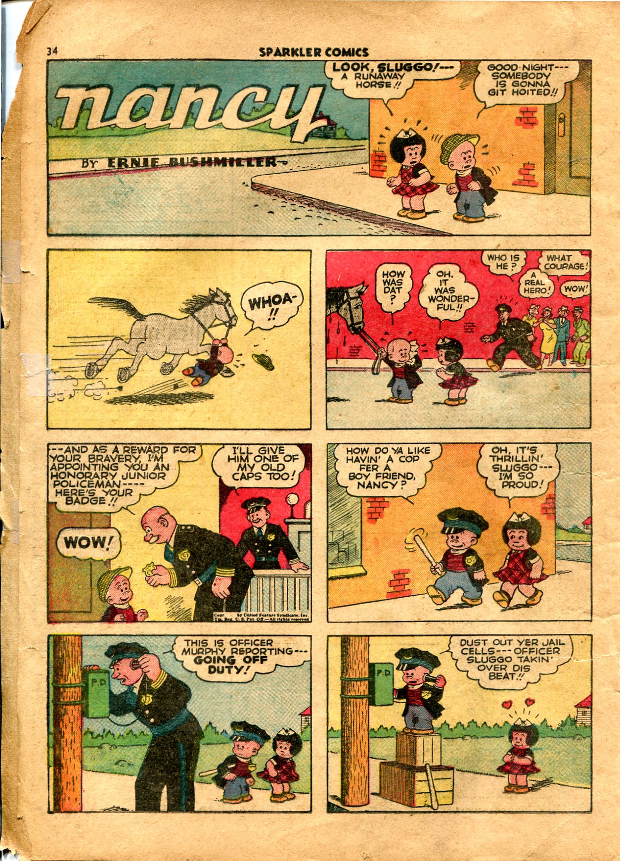 Read online Sparkler Comics comic -  Issue #4 - 35