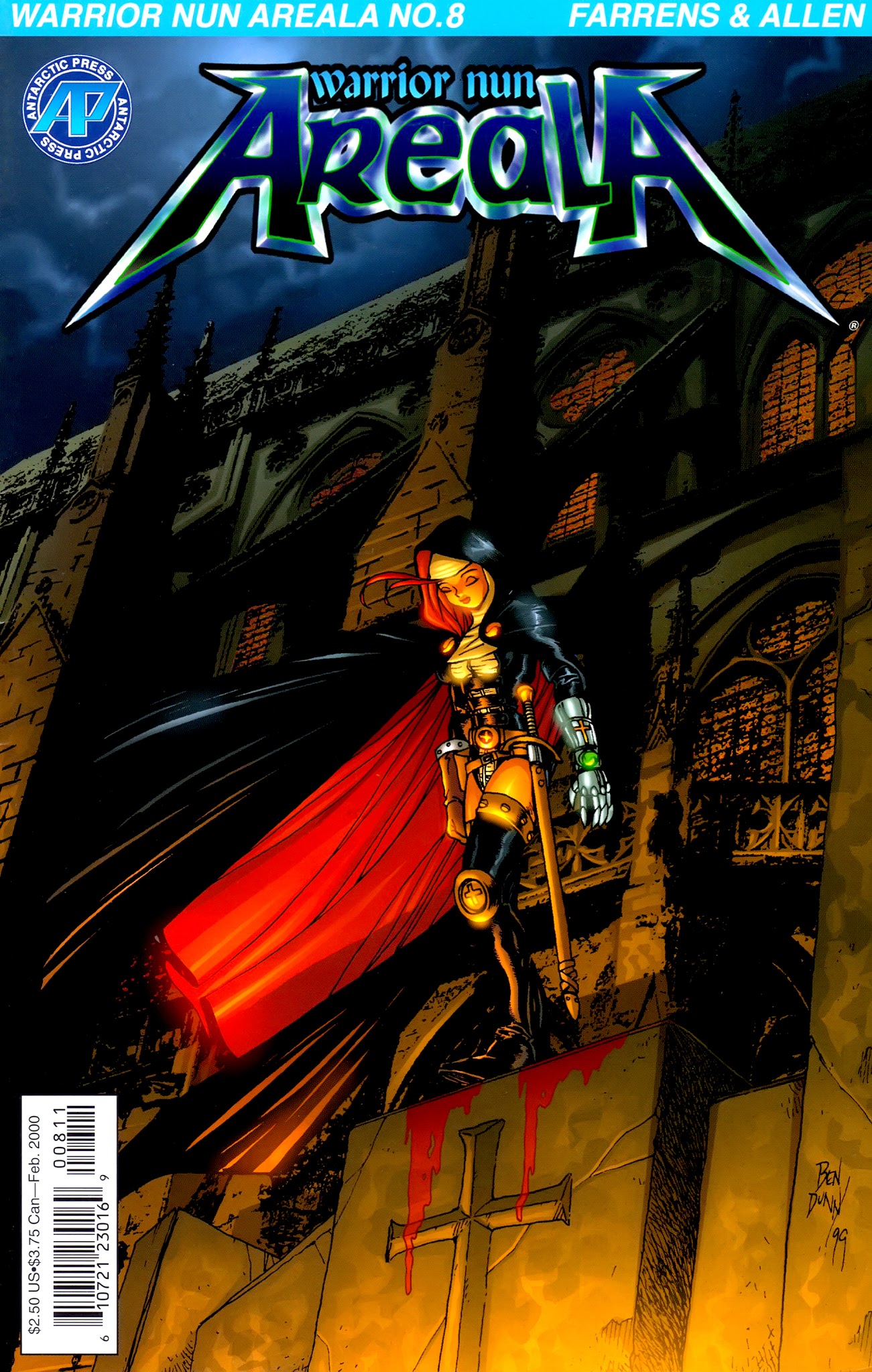 Read online Warrior Nun Areala (1999) comic -  Issue #8 - 1