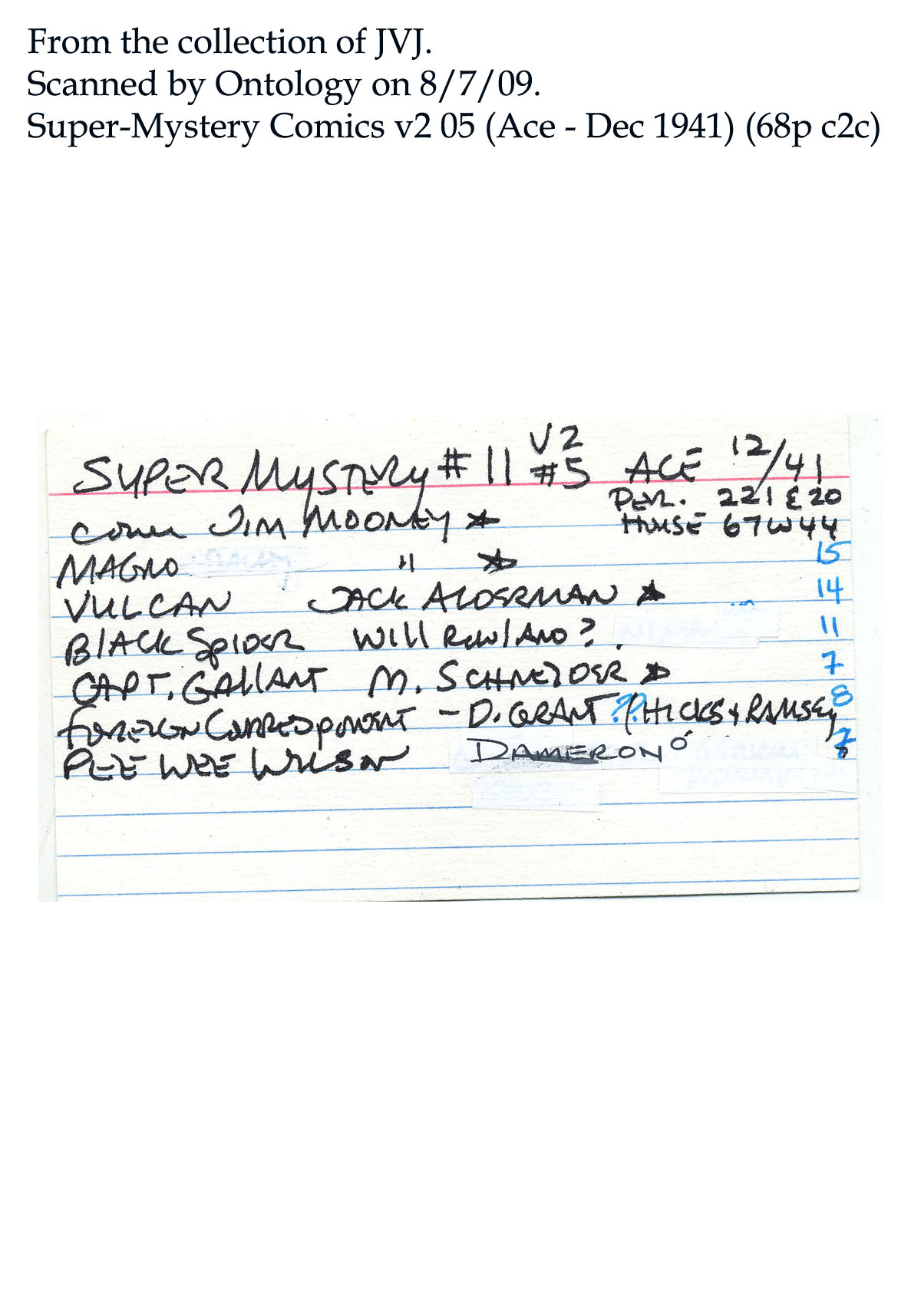 Read online Super-Mystery Comics comic -  Issue #11 - 1