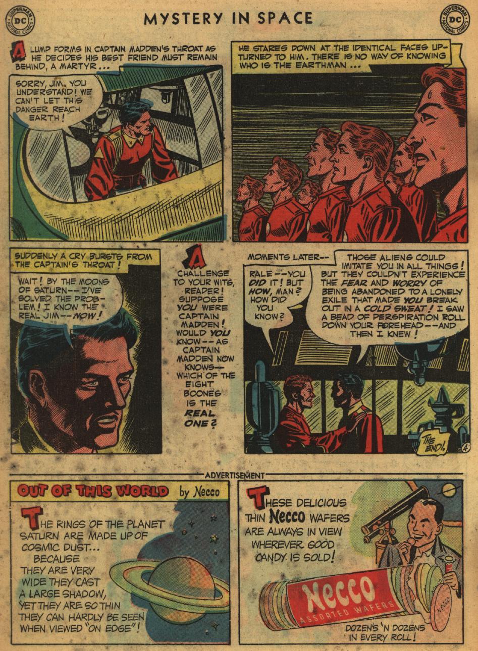 Read online Mystery in Space (1951) comic -  Issue #7 - 22