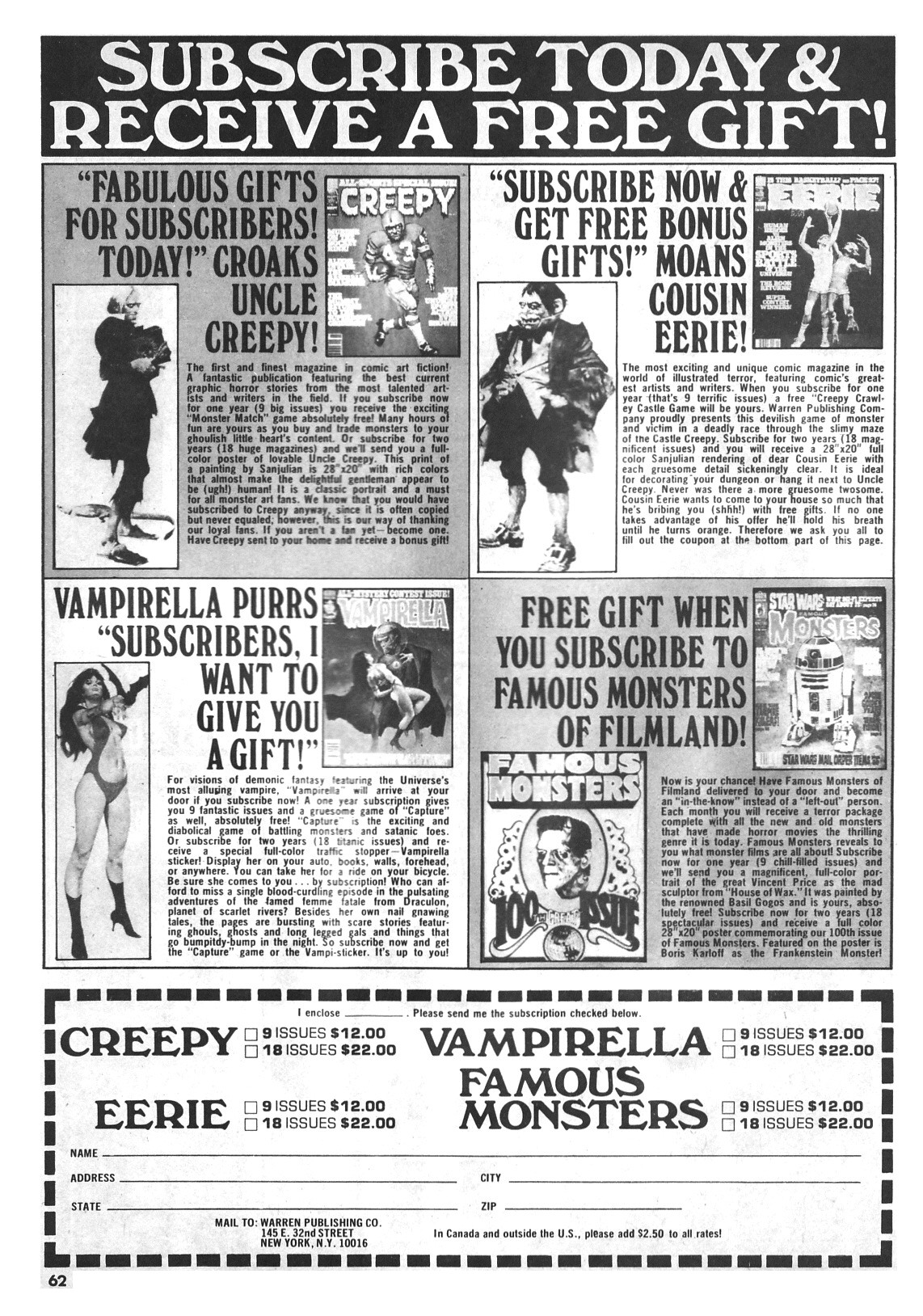 Read online Vampirella (1969) comic -  Issue #65 - 62