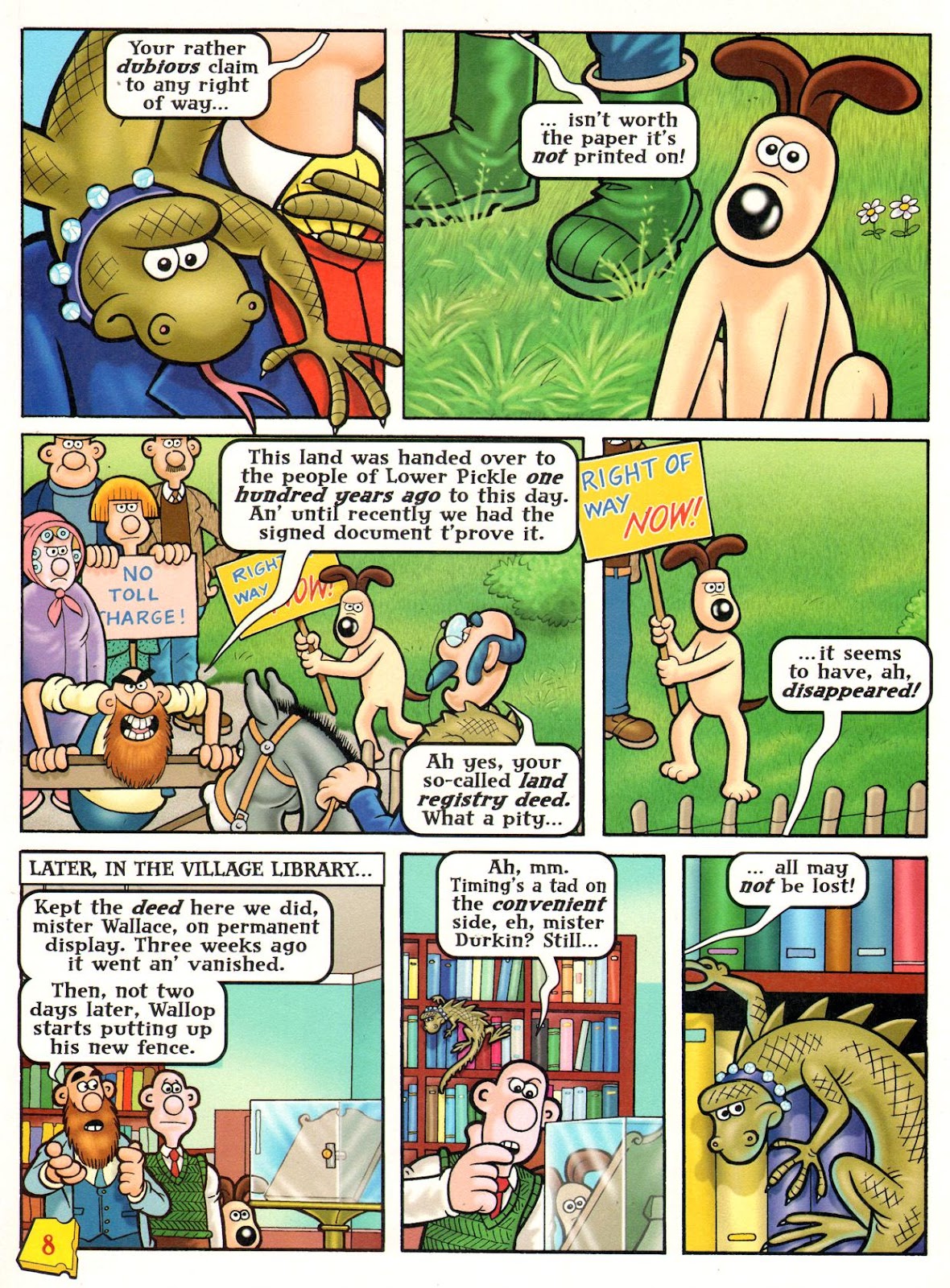 Wallace & Gromit Comic issue 11 - Page 8