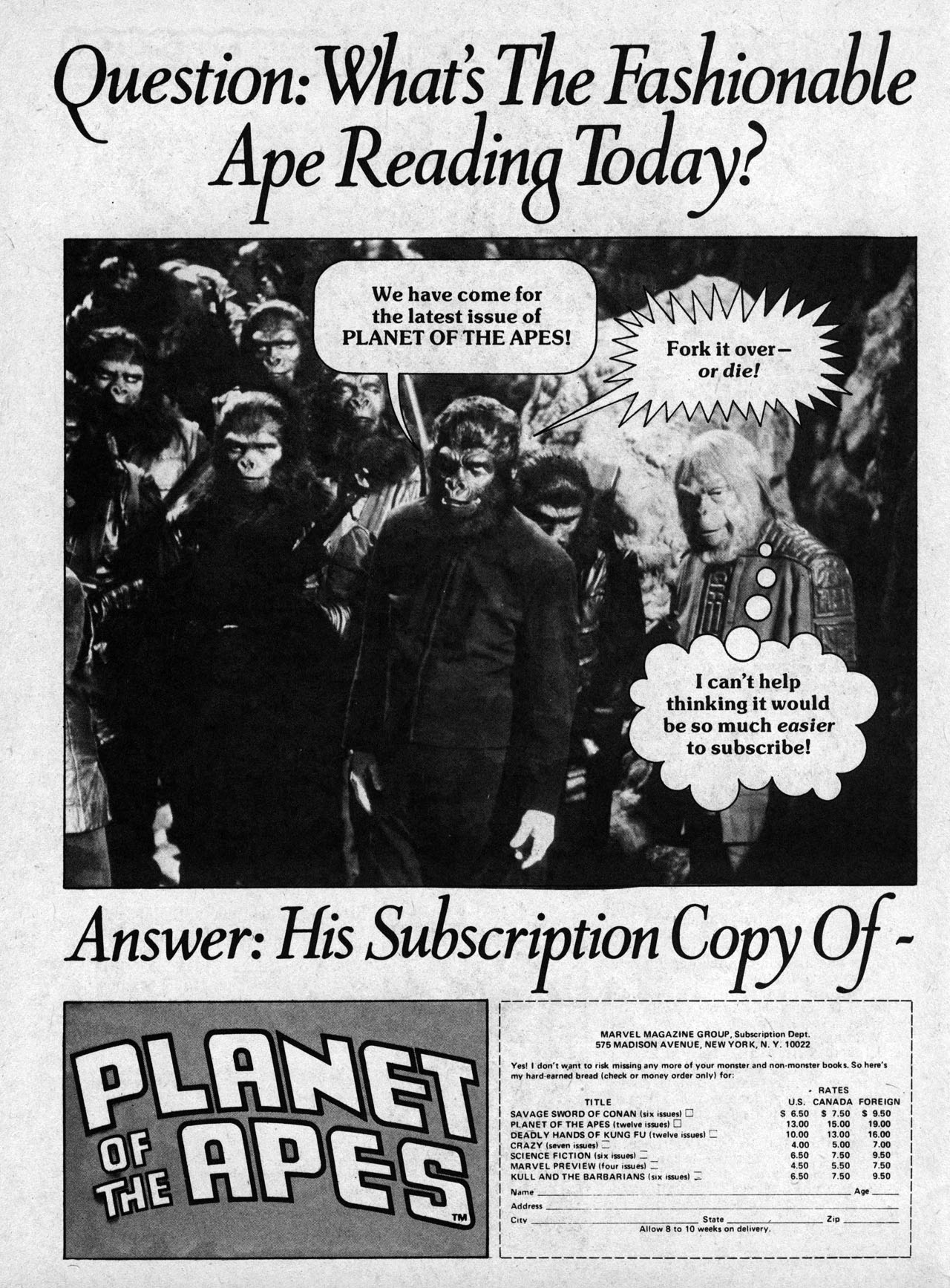 Read online Planet of the Apes comic -  Issue #11 - 64