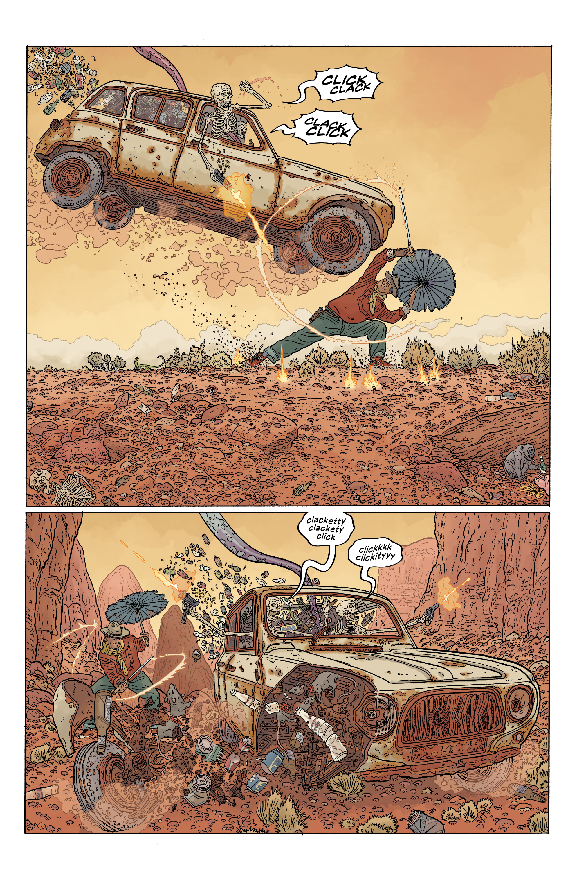 Read online Shaolin Cowboy: Cruel to Be Kin comic -  Issue #2 - 6