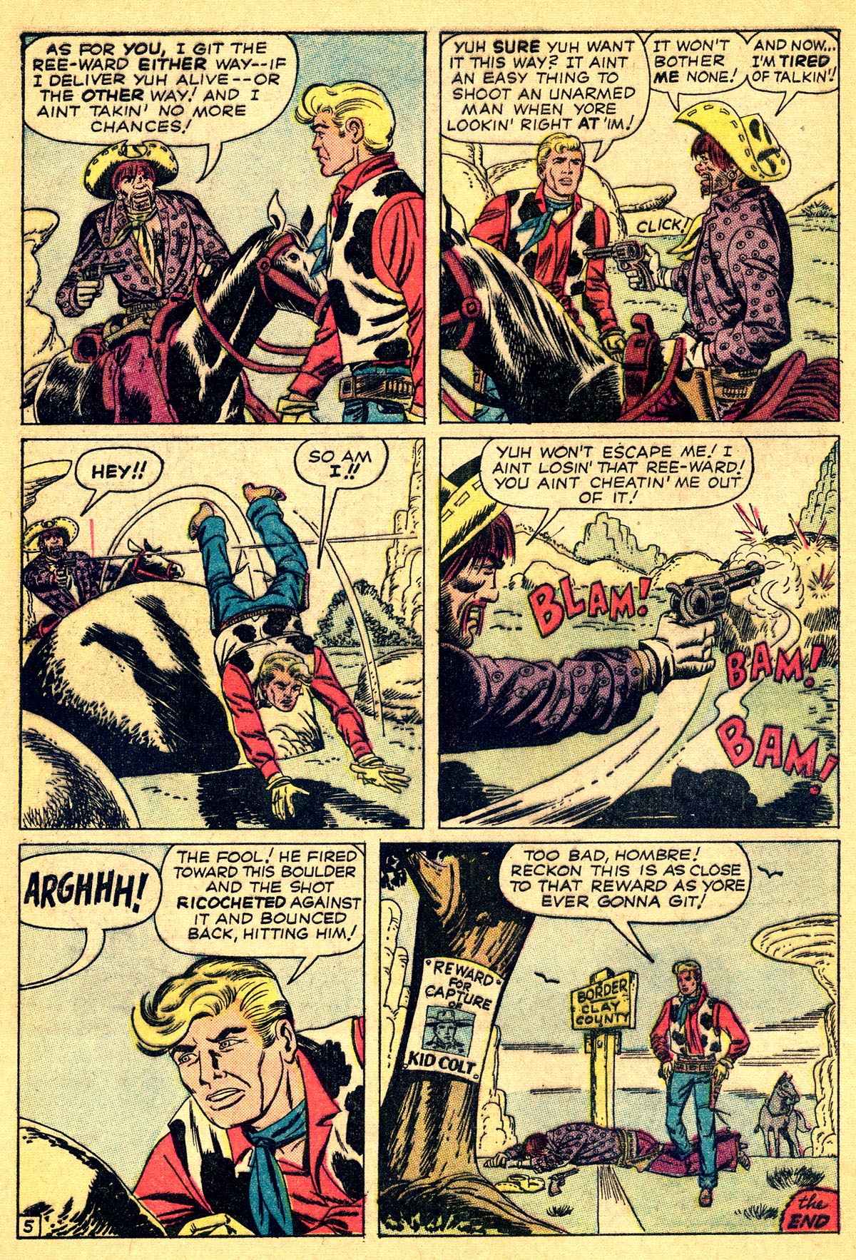 Read online Kid Colt Outlaw comic -  Issue #109 - 32