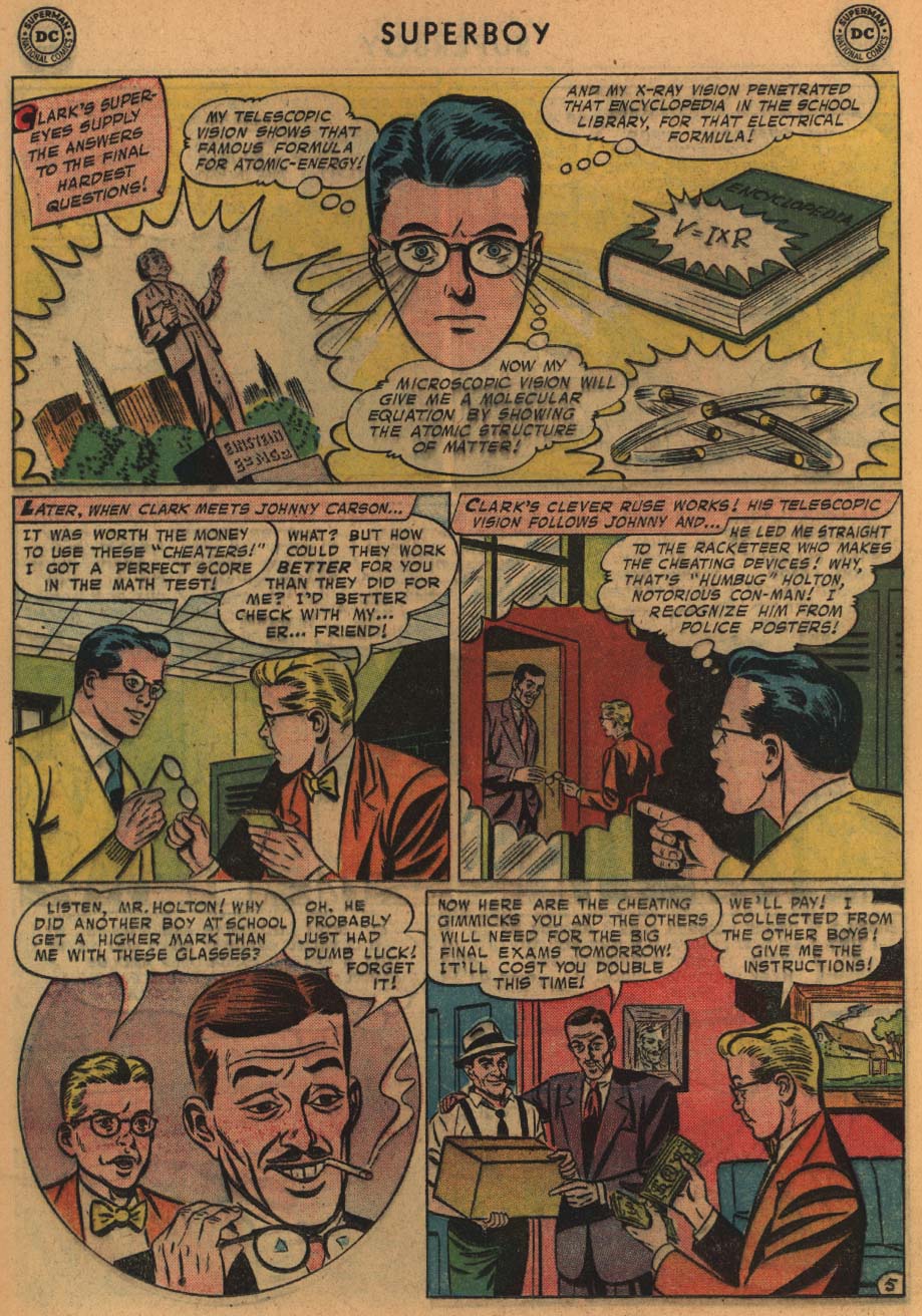 Read online Superboy (1949) comic -  Issue #66 - 16