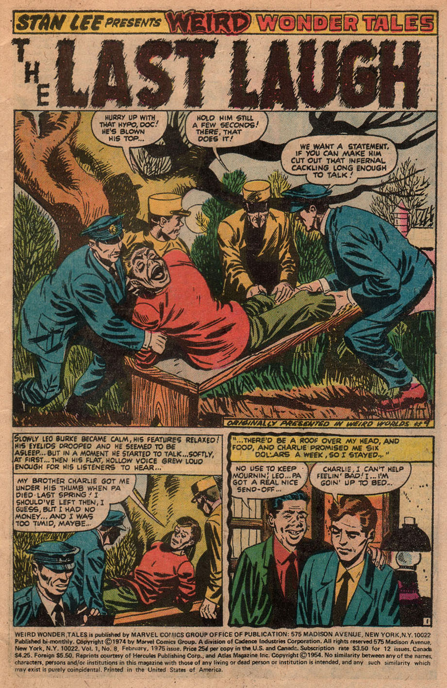 Read online Weird Wonder Tales comic -  Issue #8 - 3