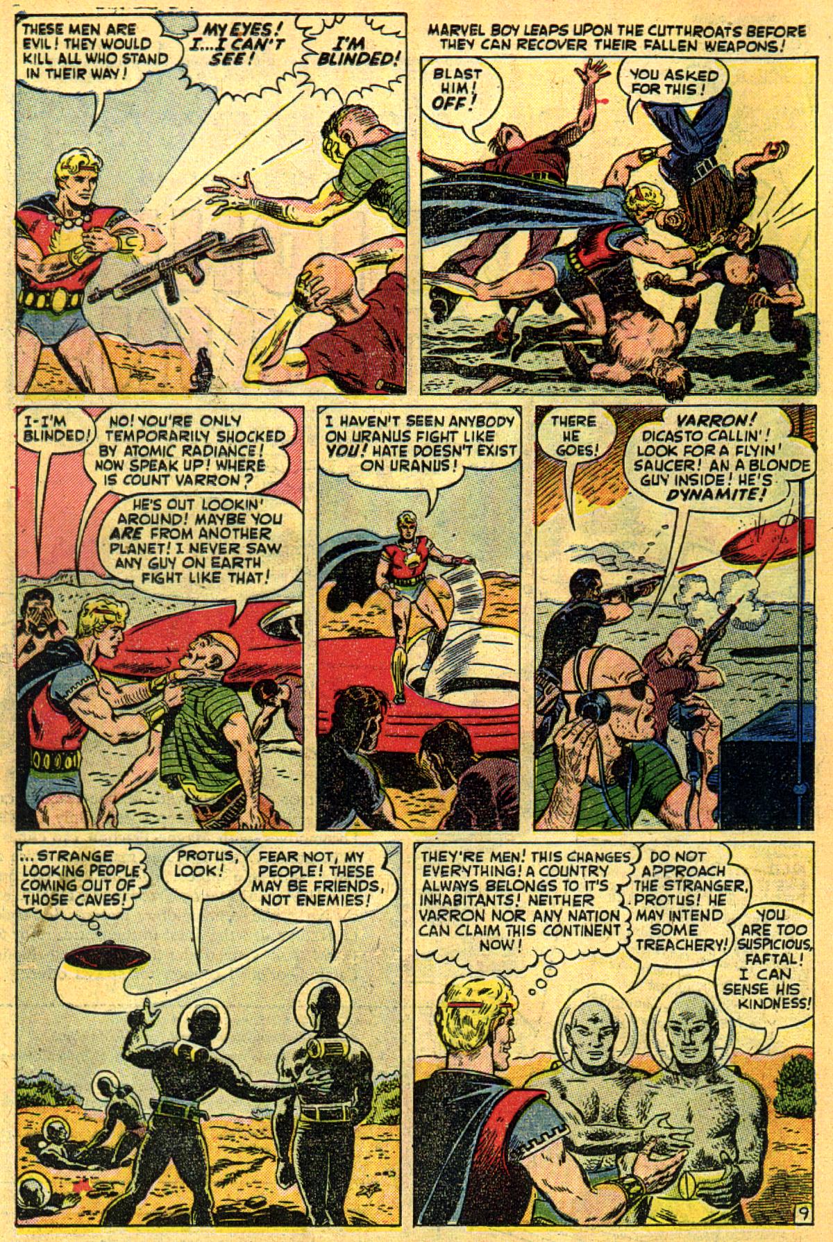 Read online Marvel Boy (1950) comic -  Issue #1 - 12