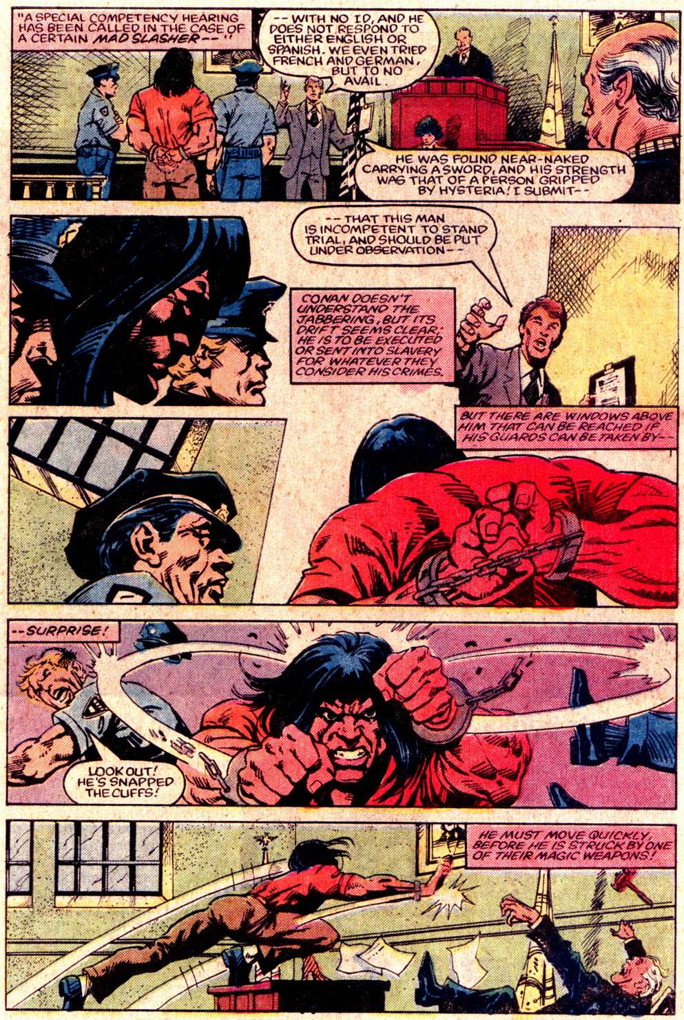 Read online What If? (1977) comic -  Issue #43 - Conan the Barbarian were stranded in the 20th century - 5