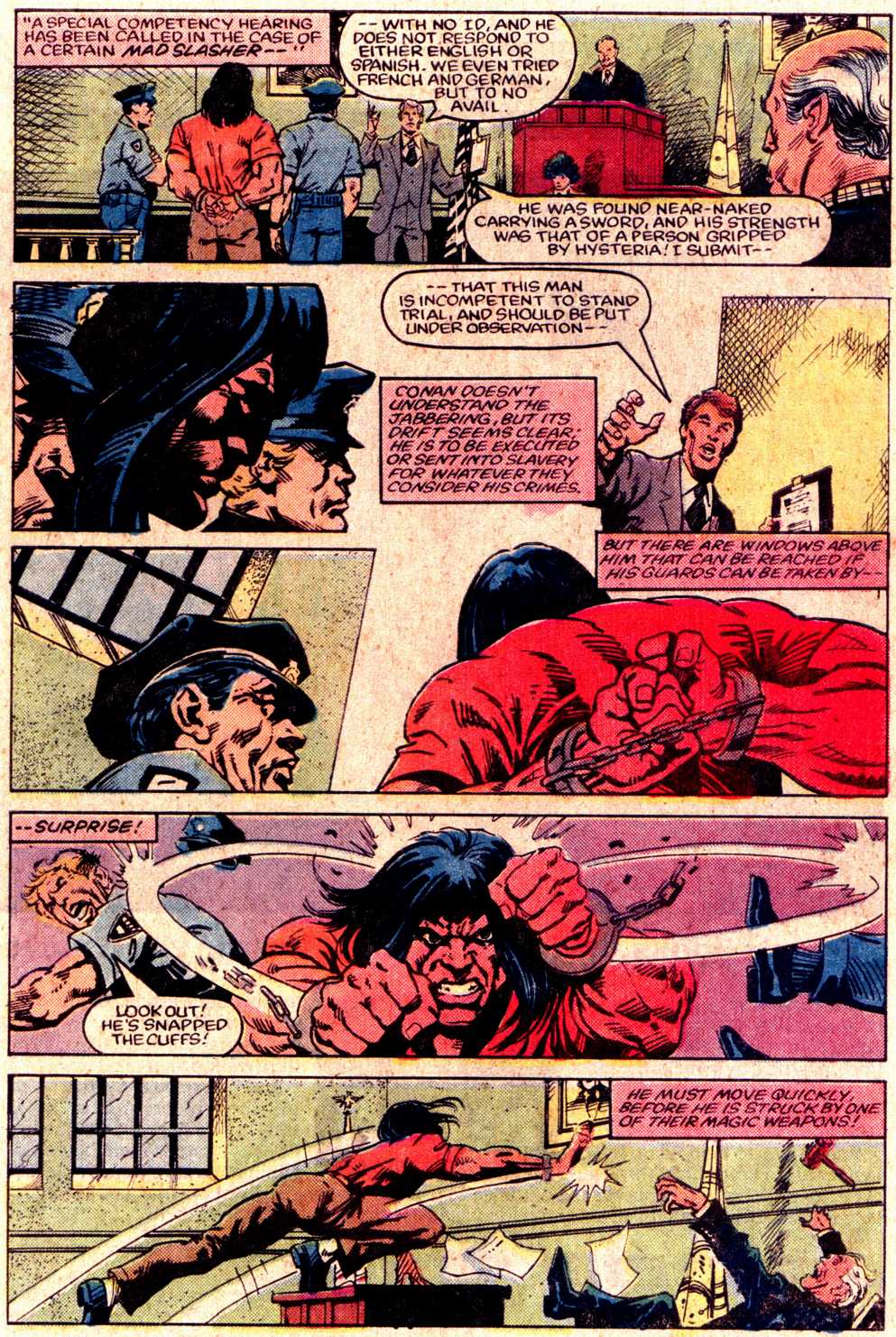 What If? (1977) issue 43 - Conan the Barbarian were stranded in the 20th century - Page 5