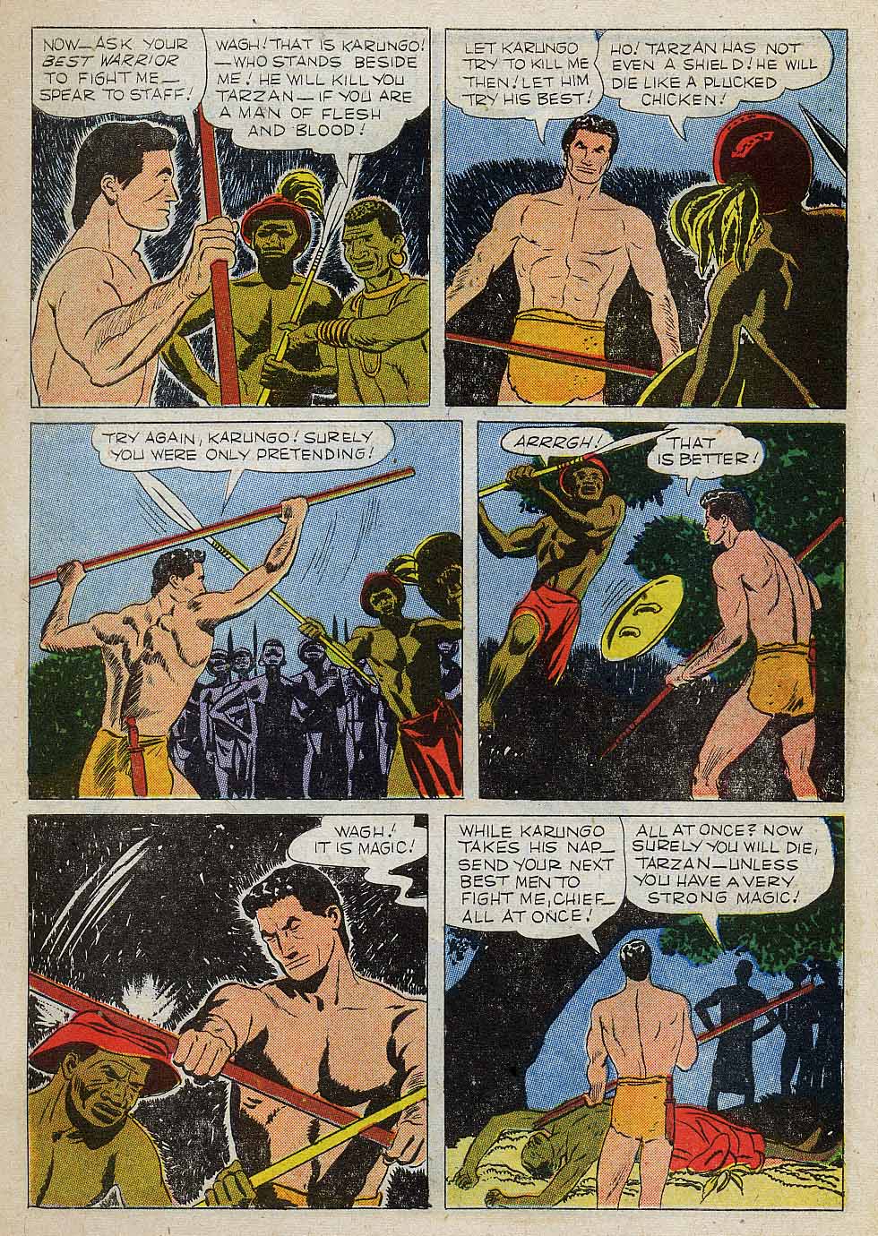 Read online Tarzan (1948) comic -  Issue #101 - 7