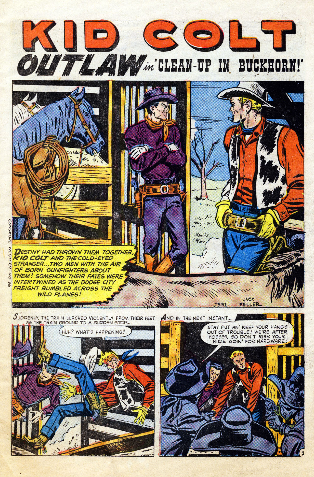 Read online Gunsmoke Western comic -  Issue #36 - 3
