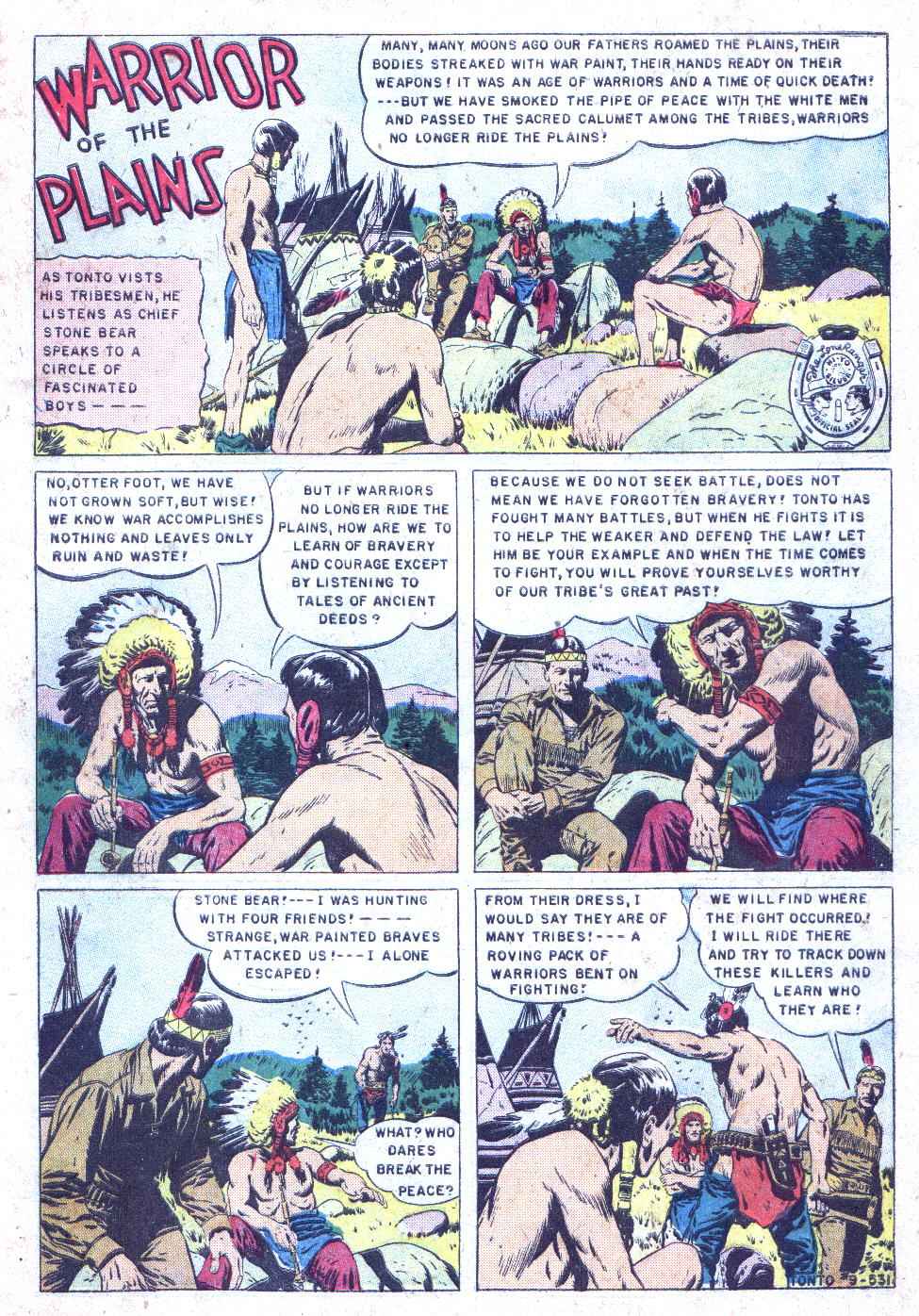 Read online Lone Ranger's Companion Tonto comic -  Issue #9 - 3