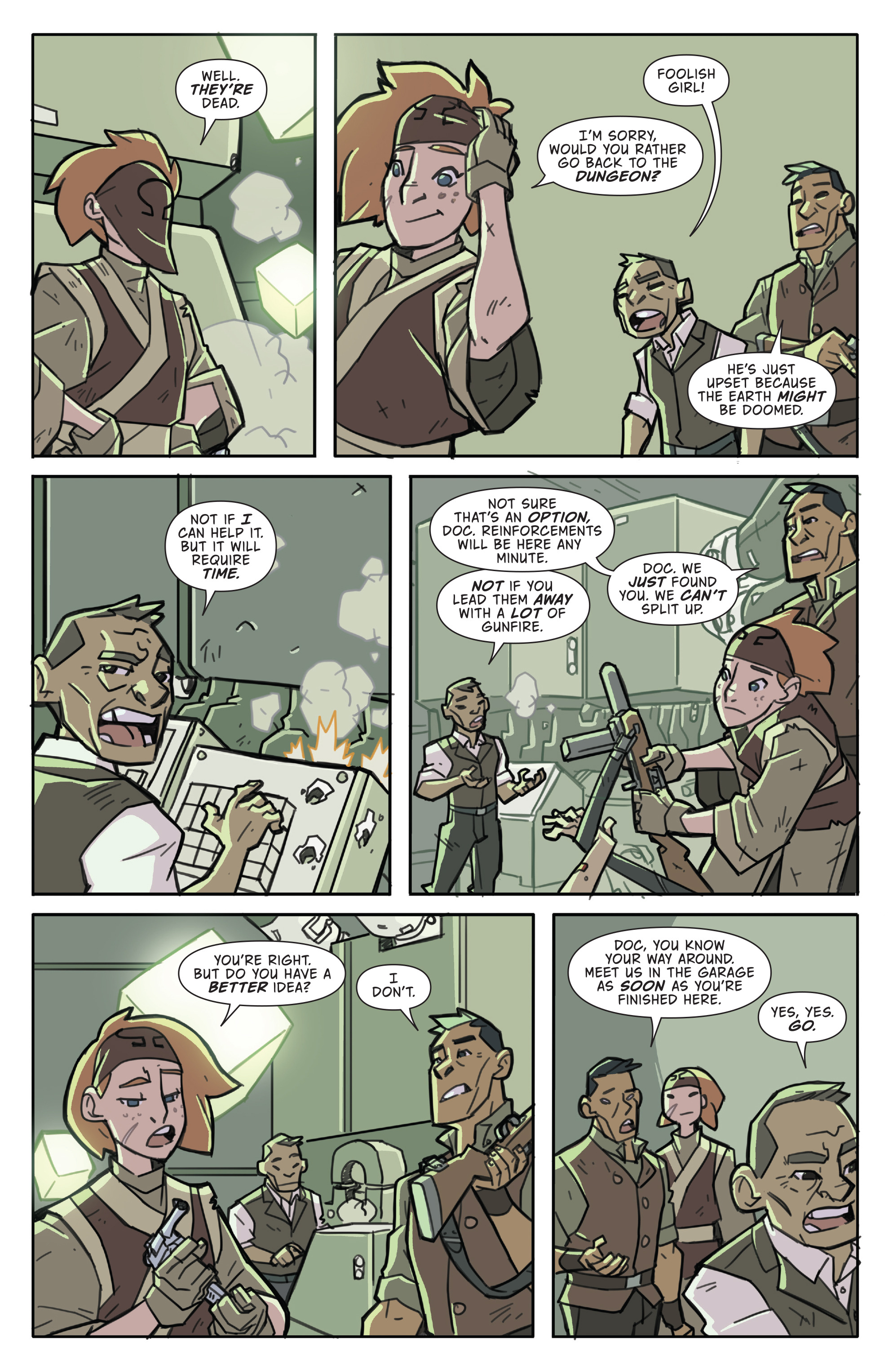 Read online Atomic Robo and the Temple of Od comic -  Issue #5 - 5