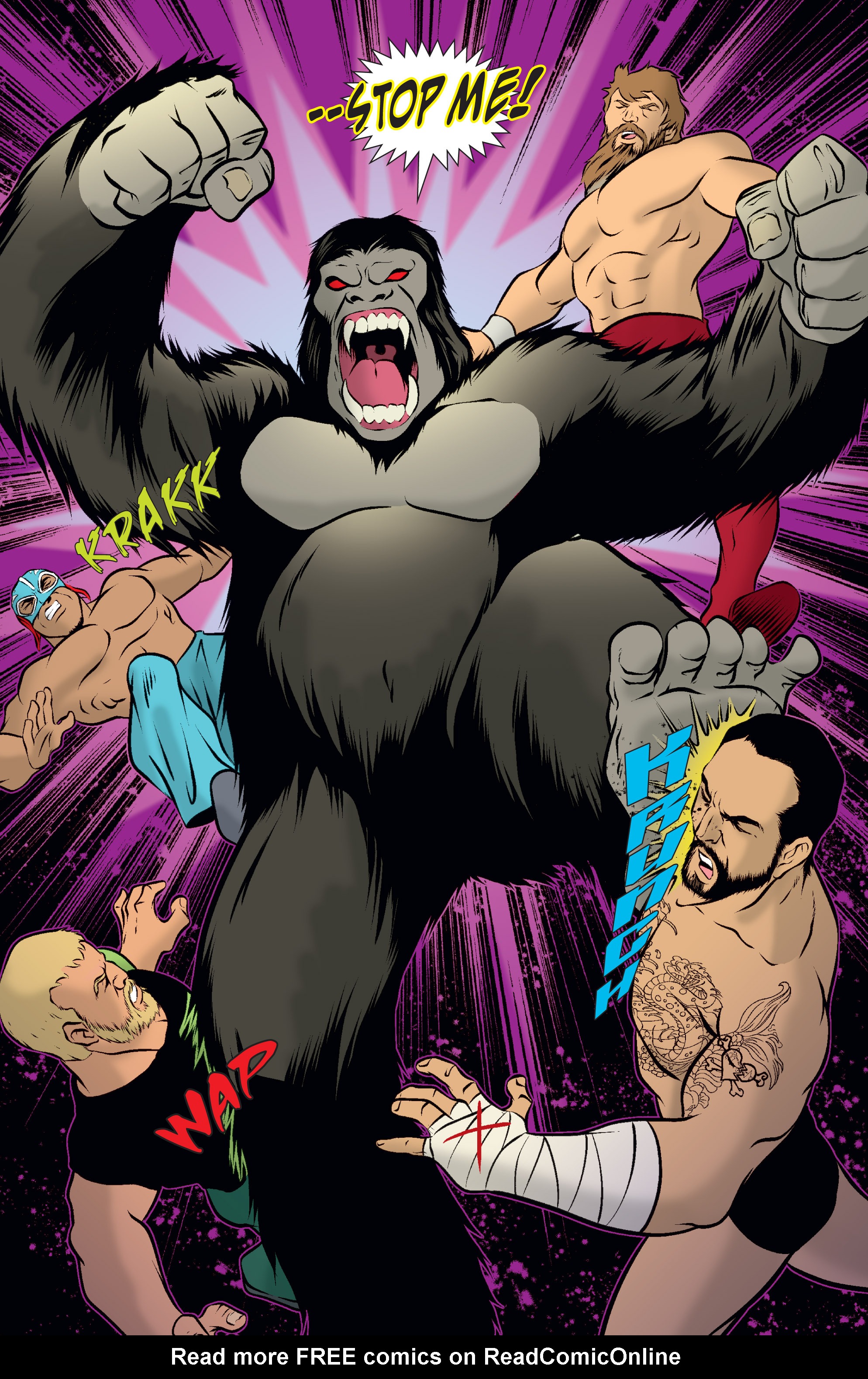 Read online WWE Superstars comic -  Issue #8 - 12