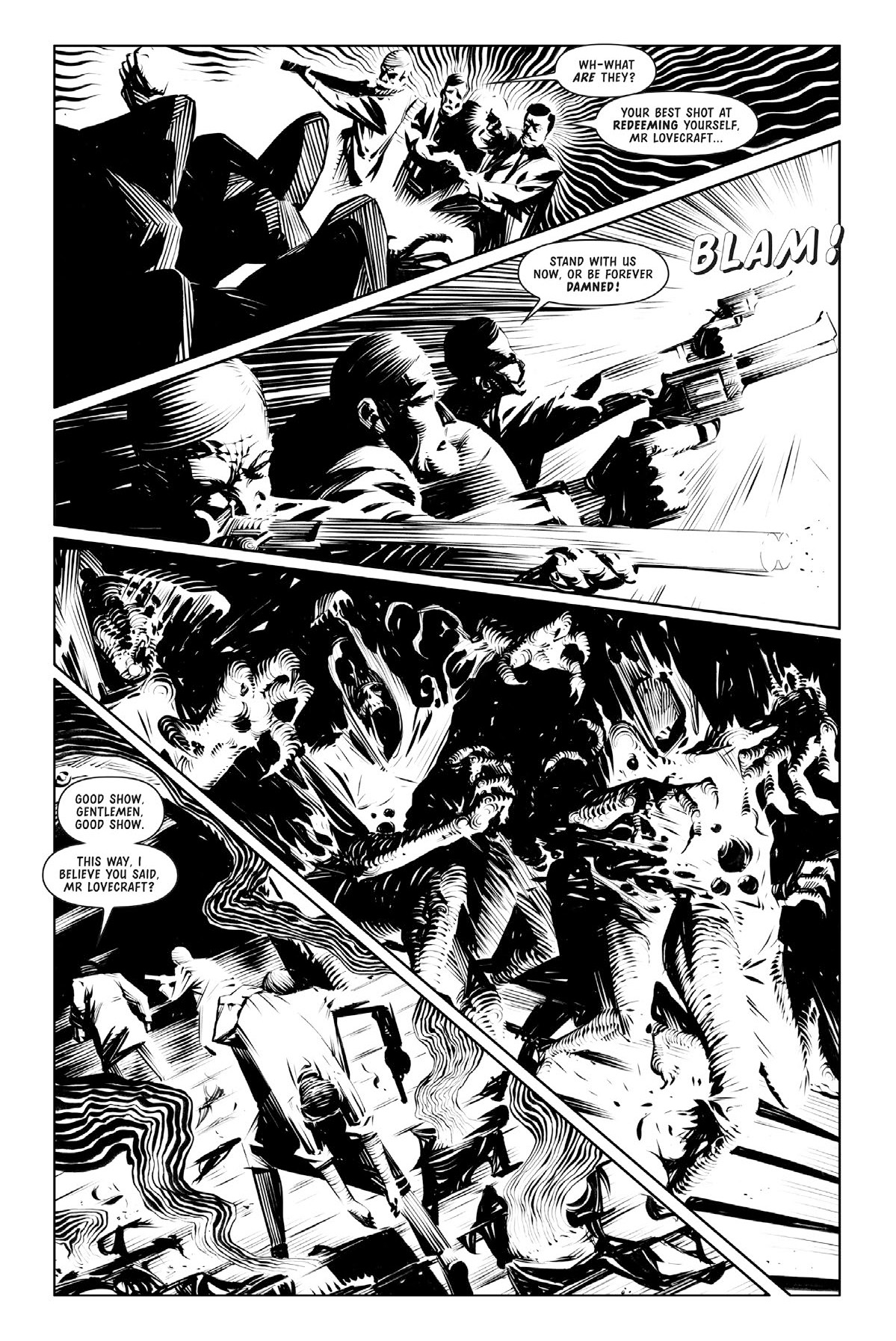 Read online Tharg's Terror Tales Presents Necronauts & A Love Like Blood comic -  Issue # TPB - 45