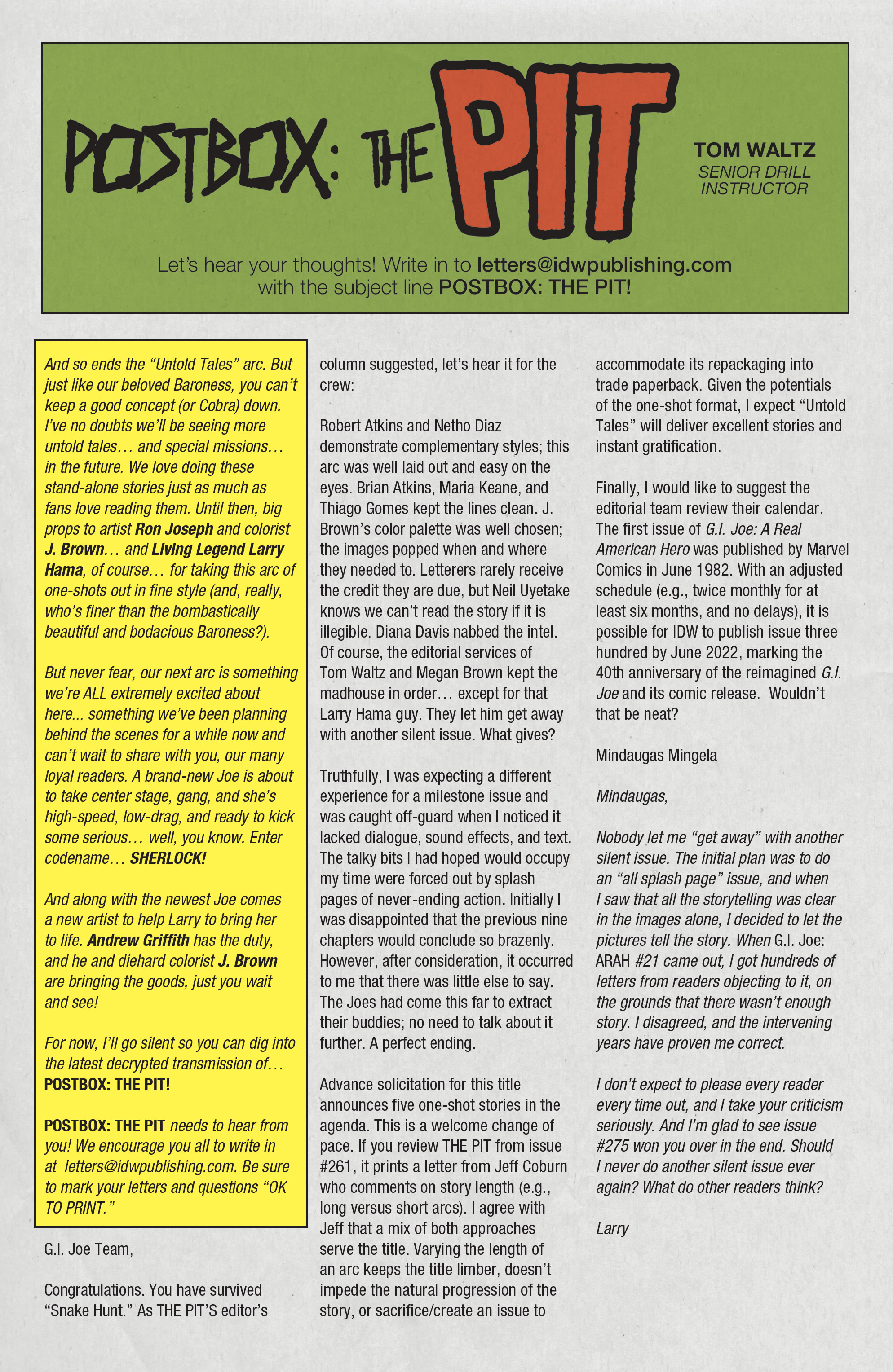 Read online G.I. Joe: A Real American Hero comic -  Issue #280 - 23