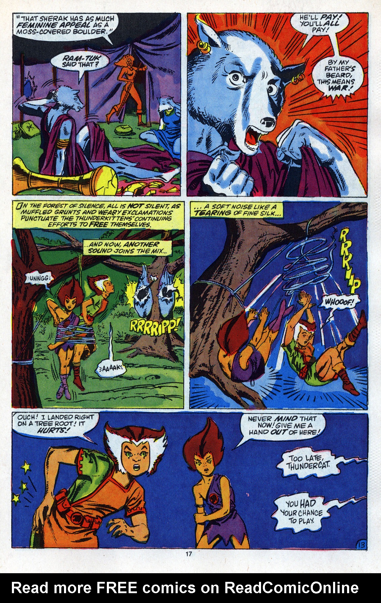 Read online ThunderCats (1985) comic -  Issue #24 - 19